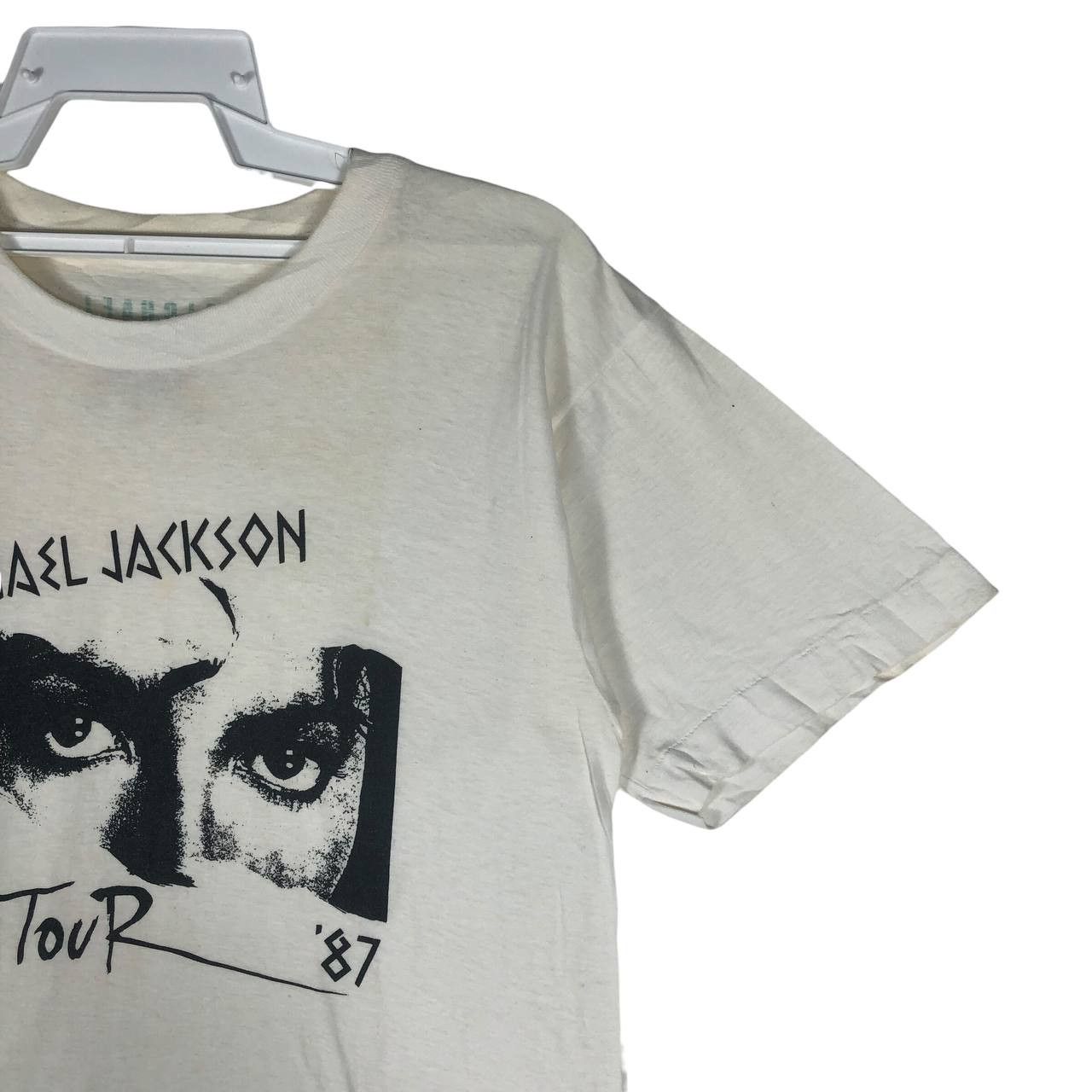 Michael Jackson Vintage 80s Michael Jackson Japan Tour Tee Size US M / EU 48-50 / 2 - 4 Thumbnail