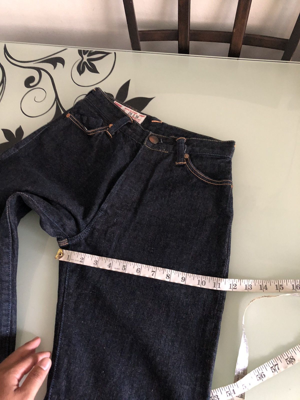 Evisu Rare❗️Vintage 80s Evisu Yamane Embroidery Denim Size US 26 / EU 42 - 16 Thumbnail