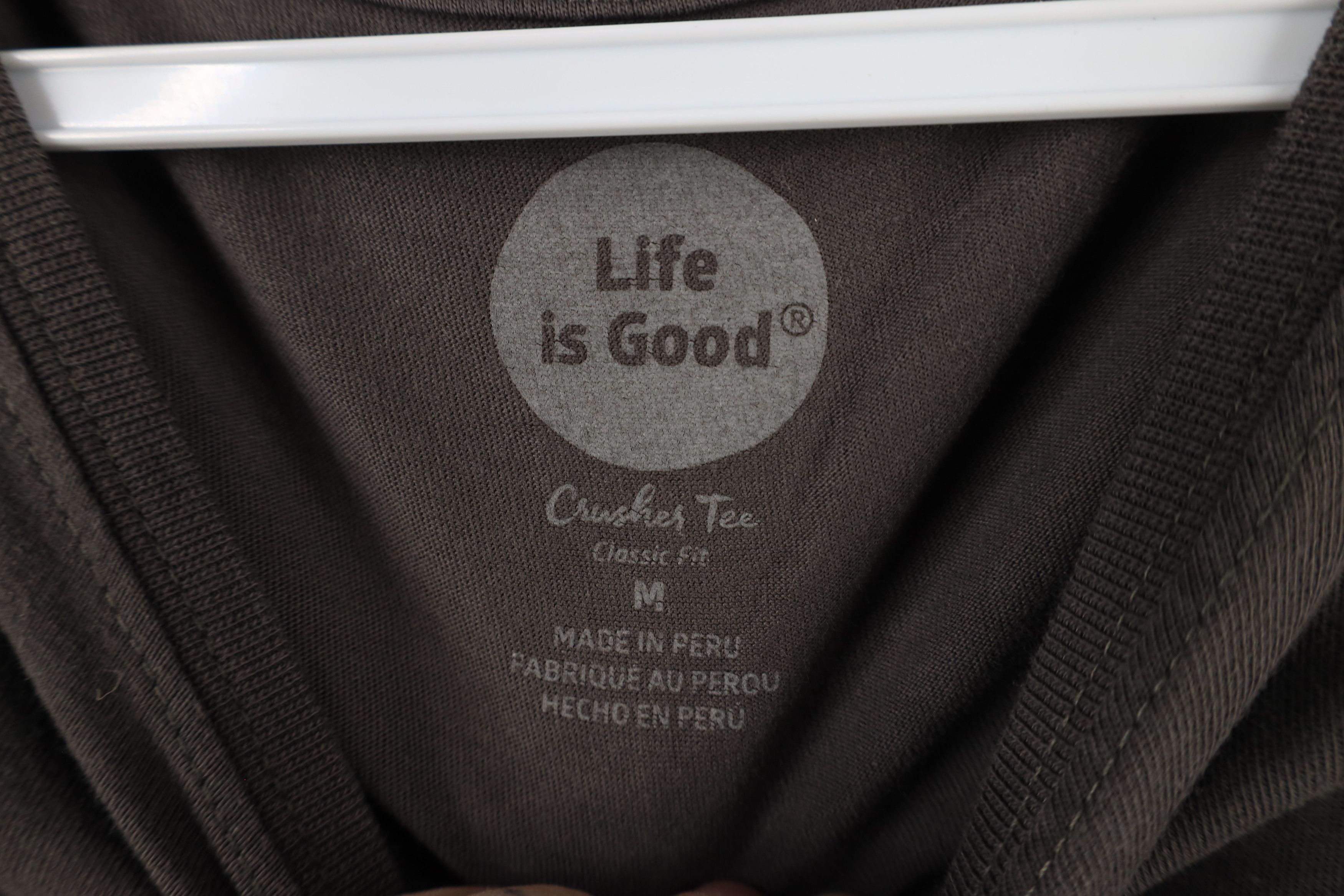 Life is Good × Vintage Life Is Good Spell Out Flower Long Sleeve T-Shirt Gray Size M / US 6-8 / IT 42-44 - 7 Thumbnail