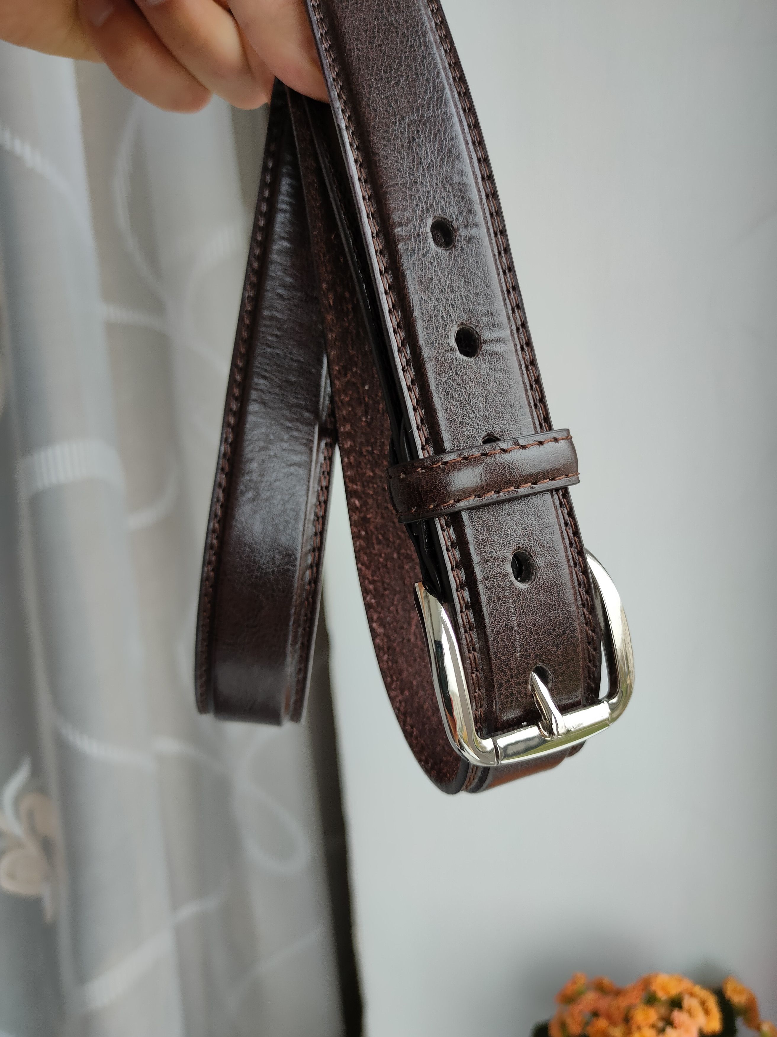 Genuine Leather Carabou Avantgarde Leather Belt Bonded Leather Belts Size ONE SIZE - 1 Thumbnail