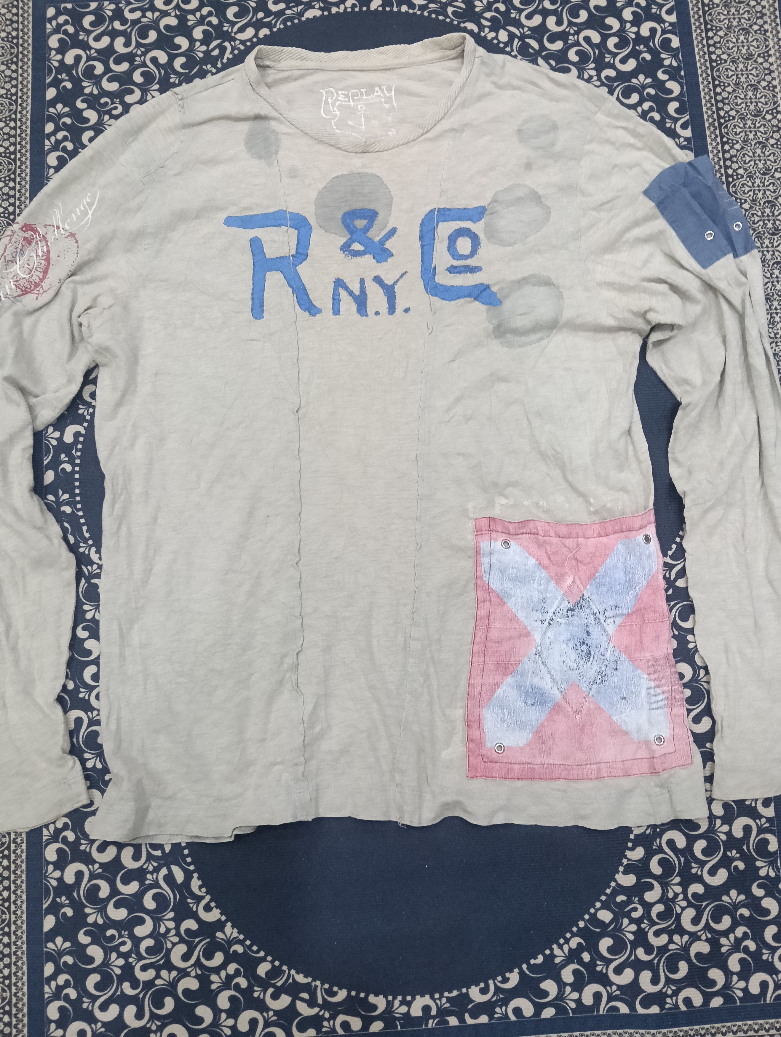 Replay Replay Great Design Shirt Size US L / EU 52-54 / 3 - 2 Thumbnail