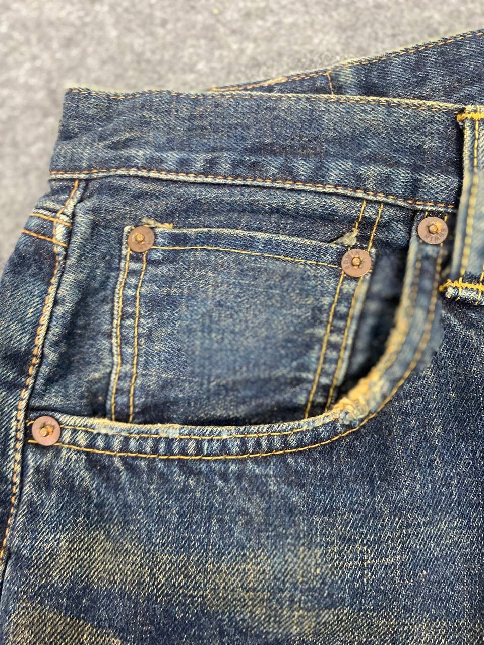 Edwin vintage edwin 505 rusty selvedge denim nice design Size US 31 - 8 Thumbnail