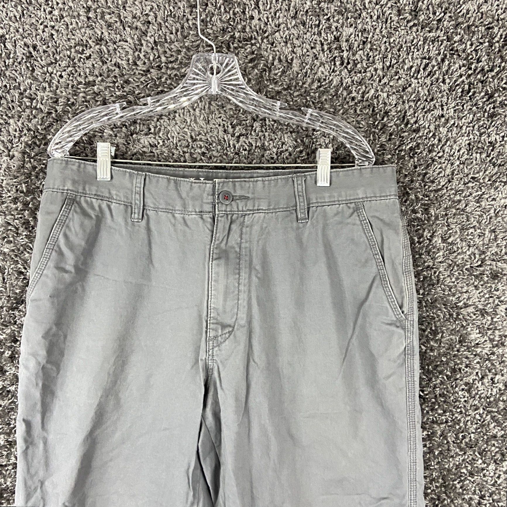 Nautica Nautica Chino Pants Men 36x29 Regular Gray Nautical Mens Size US 36 / EU 52 - 4 Thumbnail