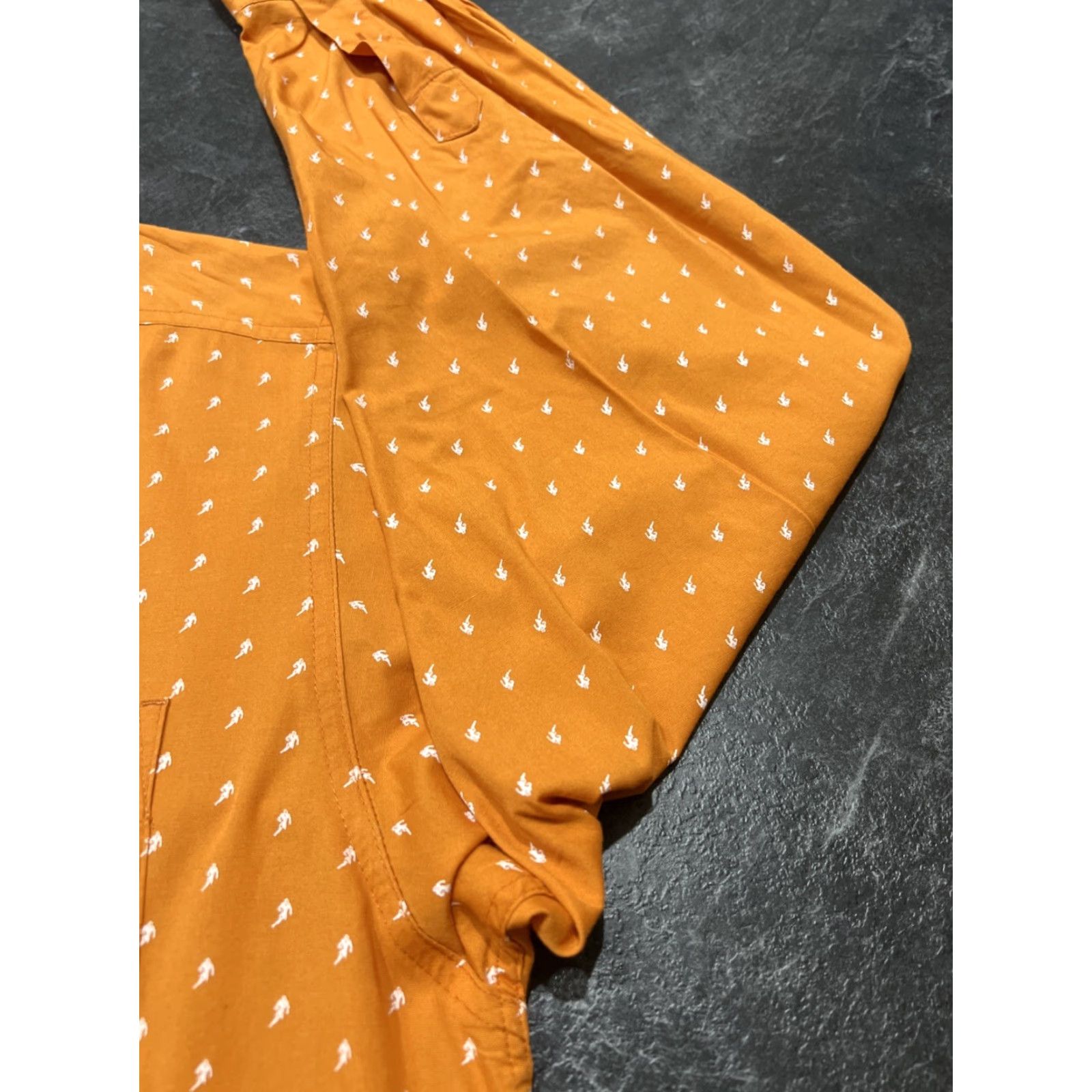Ariat Ariat Graphic Print Long Sleeve Western Button-Up Shirt Men's Large Orange Pro Series Size US L / EU 52-54 / 3 - 3 Thumbnail