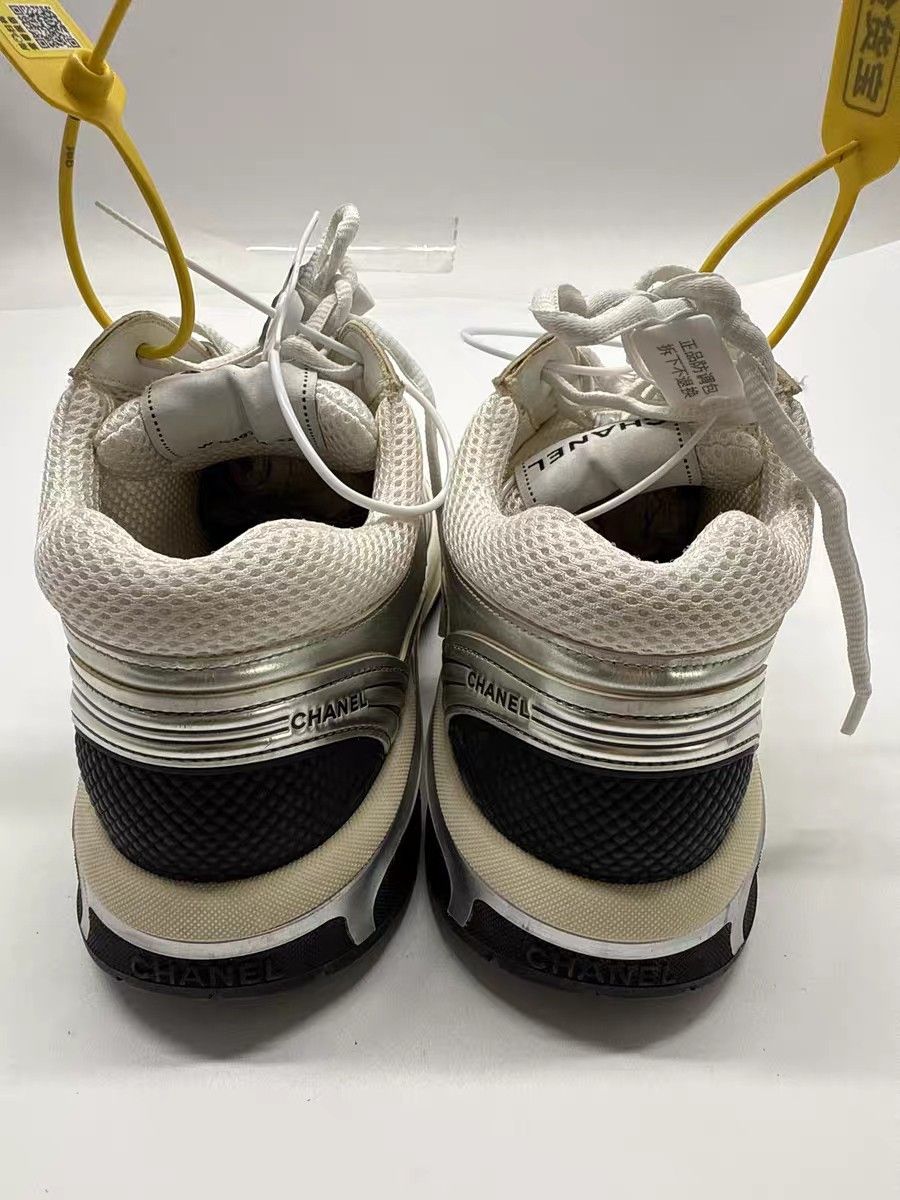 Chanel Chanel Silver Sports Shoes Size 42 -2505 Size US 9 / EU 42 - 4 Thumbnail