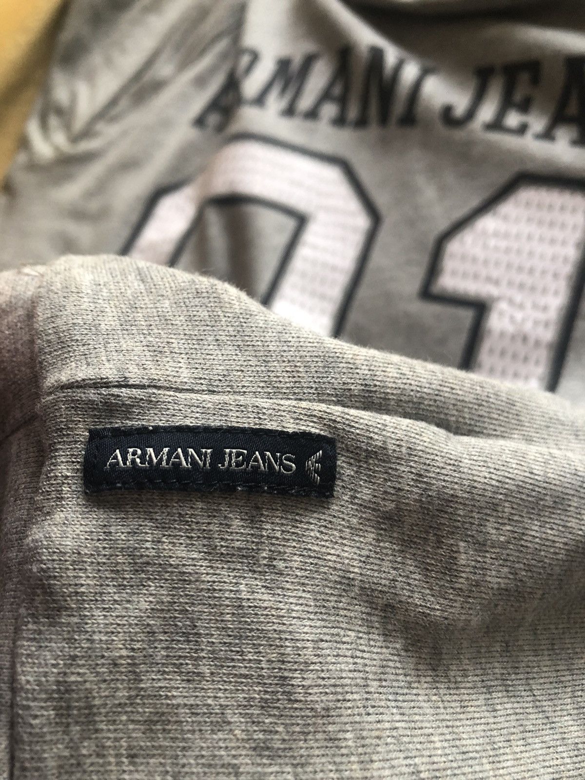Armani × Vintage RARE ARMANI JEANS VINTAGE DESIGNER COMFORT HOODIE SWEATSHIRT Size US S / EU 44-46 / 1 - 5 Thumbnail