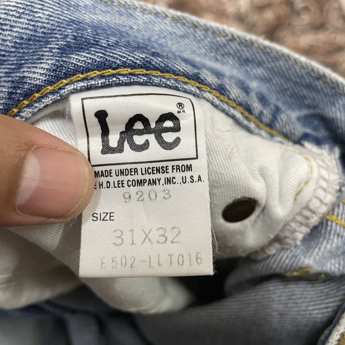 Lee 🔥Vintage Lee Riders Stoned Washed Ripped Distress Denim Size US 30 / EU 46 - 13 Thumbnail