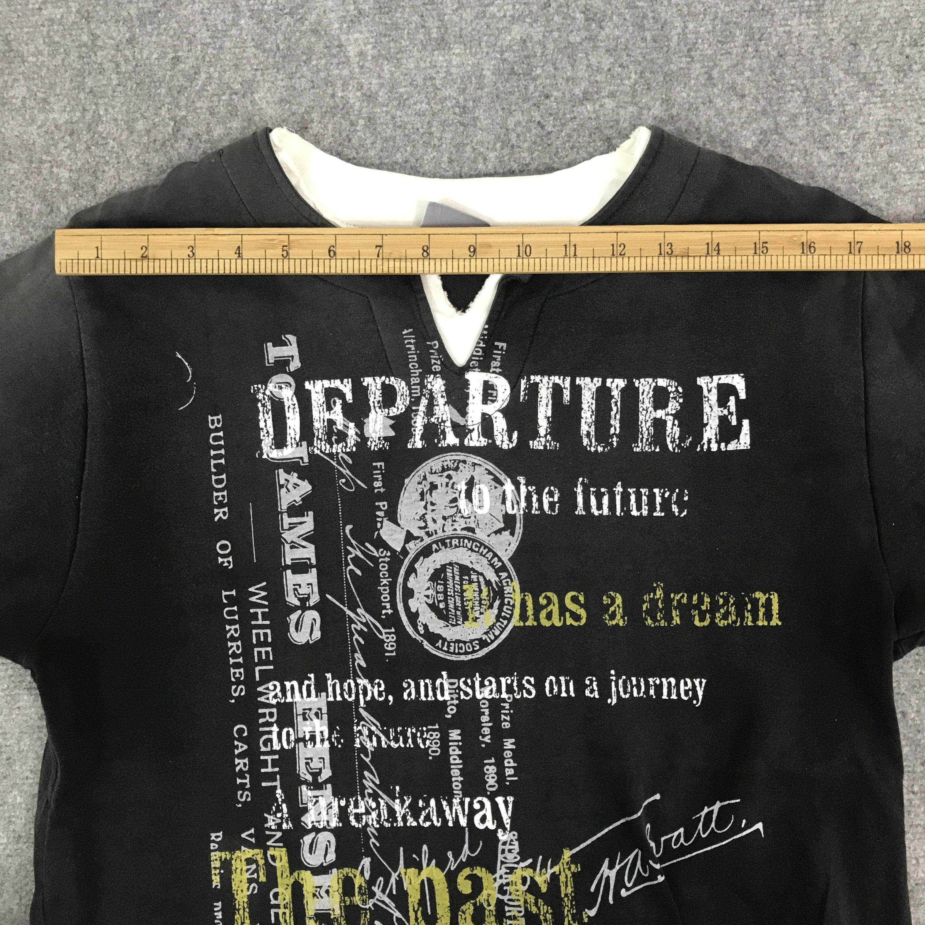 Japanese Brand Rare Oxfam japan fashion style Long Sleeve T-Shirt Size US M / EU 48-50 / 2 - 5 Thumbnail