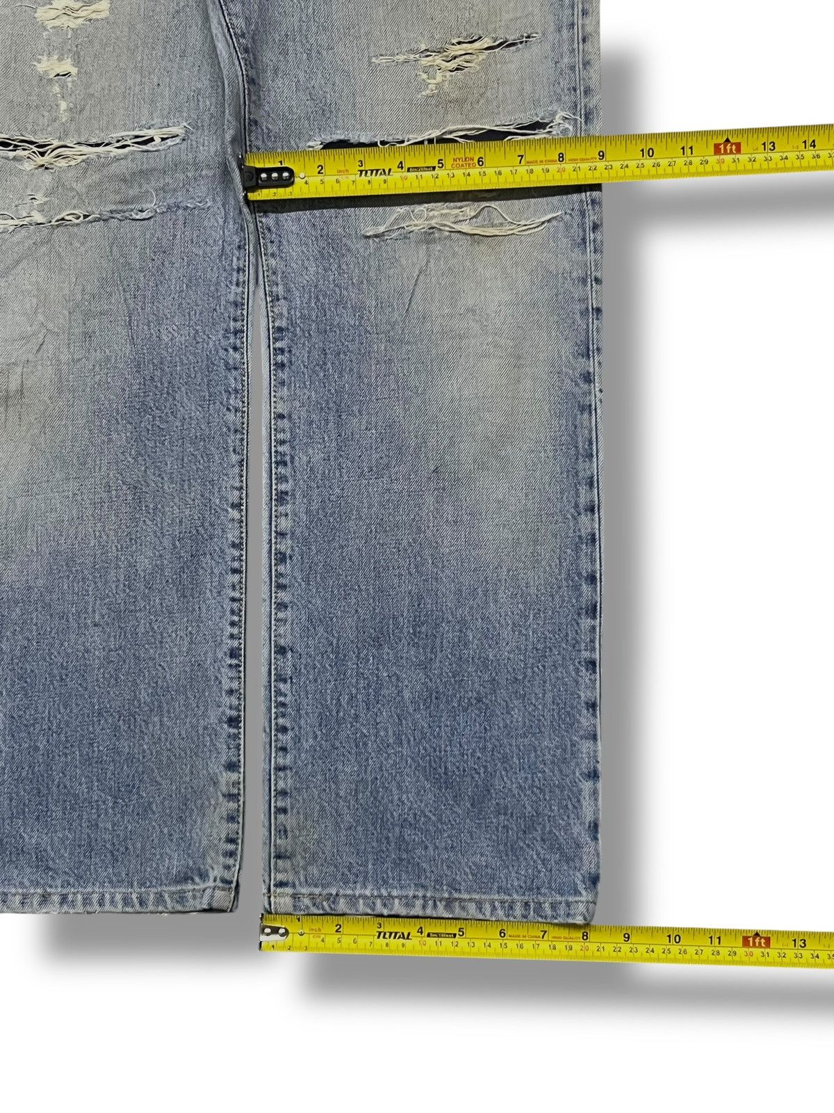 Calvin Klein Vintage Calvin Klein Jeans - Faded Light Wash, Distressed Size US 29 - 20 Thumbnail