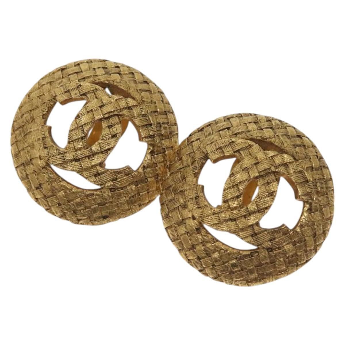 Chanel Chanel Vintage CC Clip-On Earrings Metal Size ONE SIZE - 1 Thumbnail