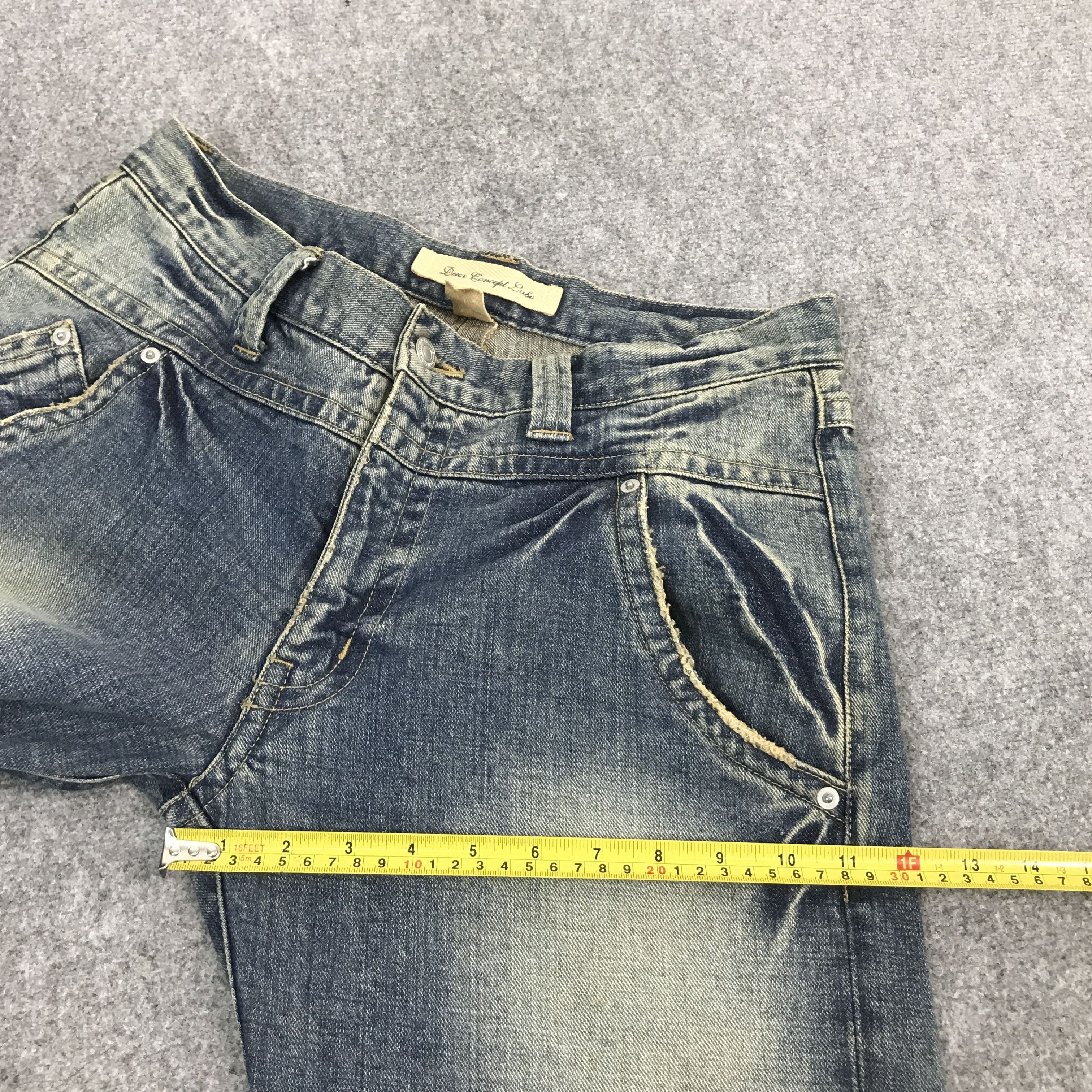 Japanese Brand BAGGY DENIM DEUSE JAPAN STYLE JEANS PANTS Size US 32 / EU 48 - 10 Thumbnail