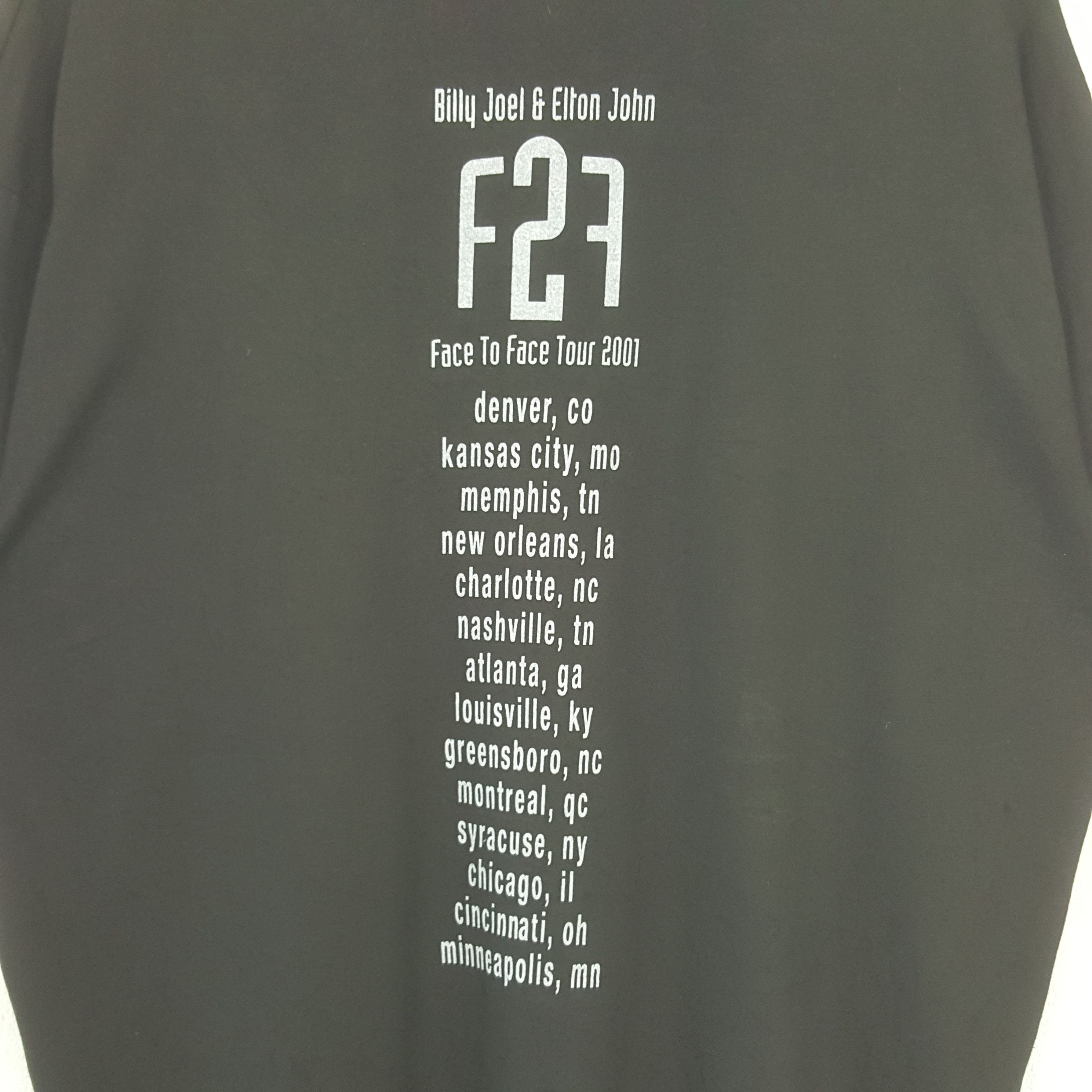 Band Tees Vintage Face 2 Face Elton John Billy Joel Tour Tshirt 31 Size US XL / EU 56 / 4 - 4 Thumbnail