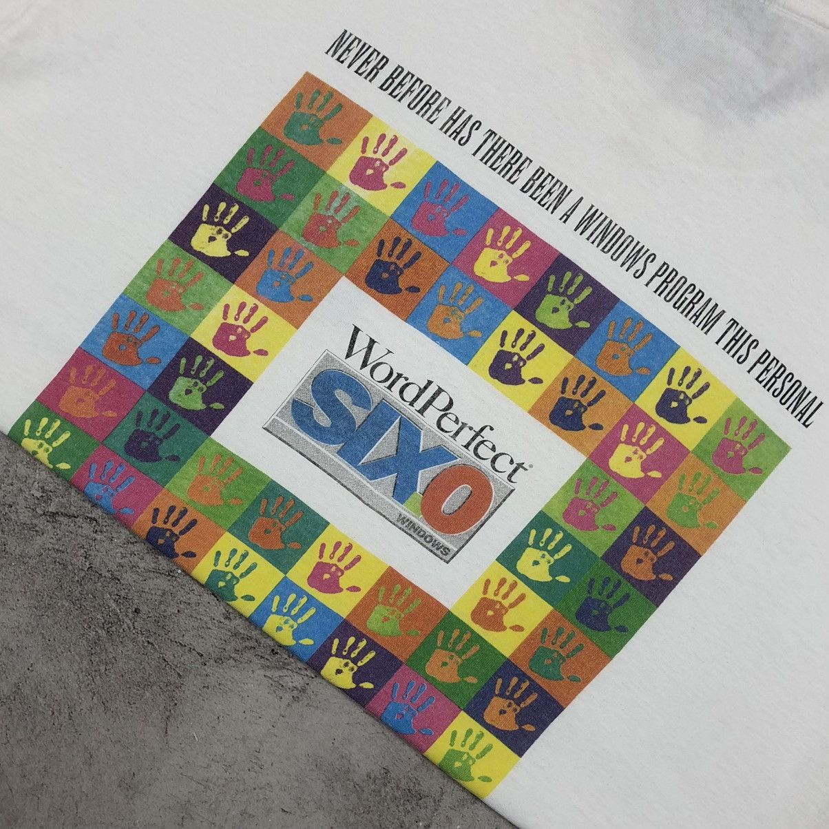 Microsoft Windows SIX.O Word Perfect Microsoft Tee Size US XL / EU 56 / 4 - 4 Thumbnail