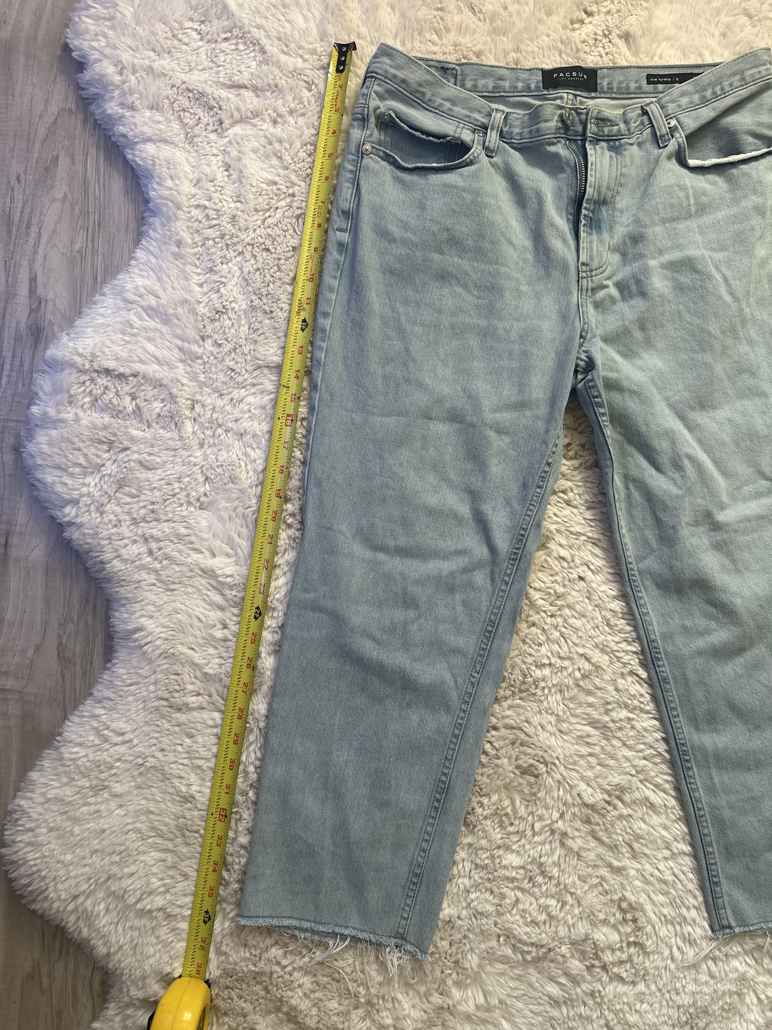 Pacsun PacSun light wash slim tapered jeans Size US 32 / EU 48 - 5 Thumbnail