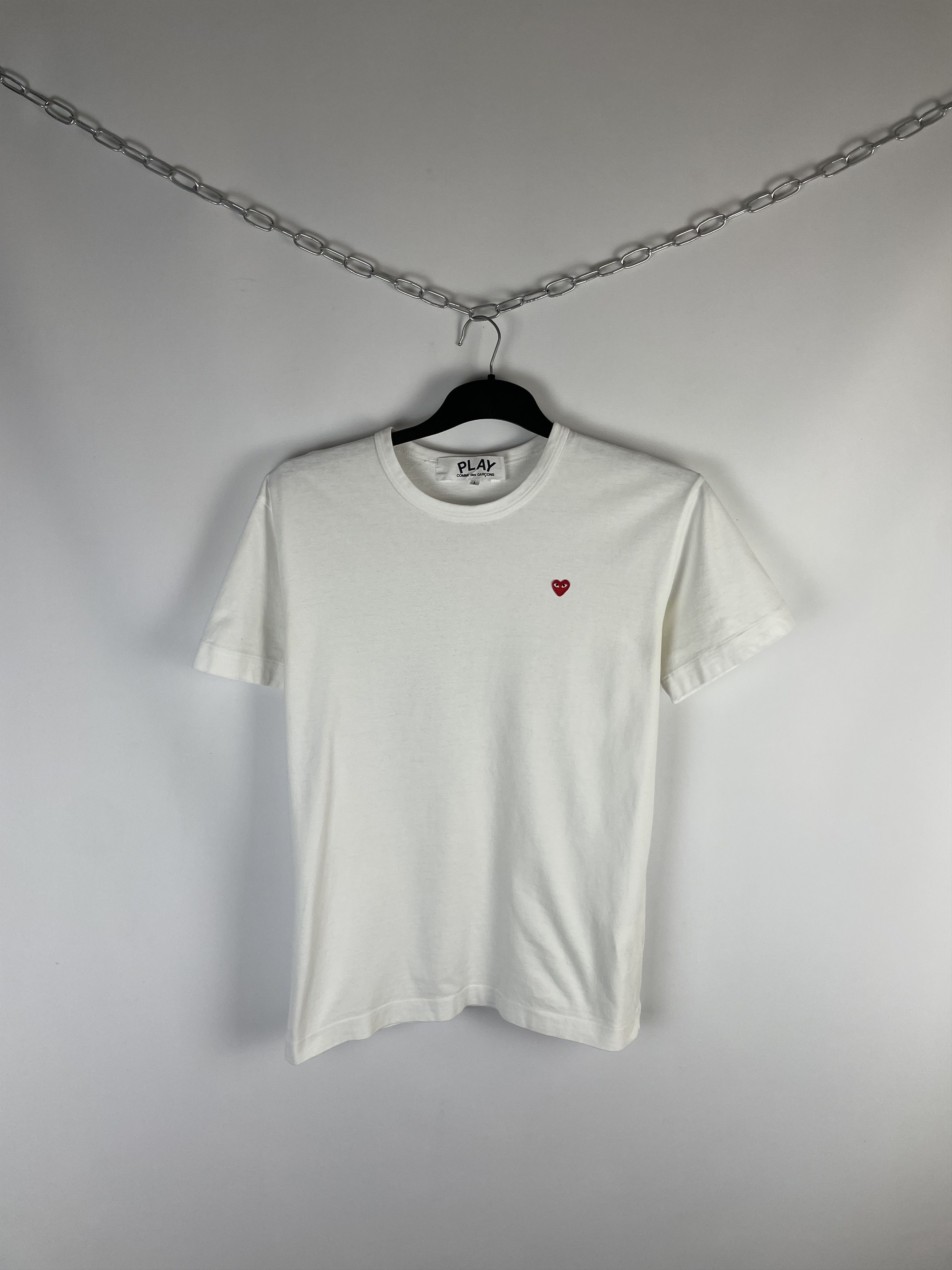 Comme des Garcons Short Sleeve White CDG 1986 ete logo print T