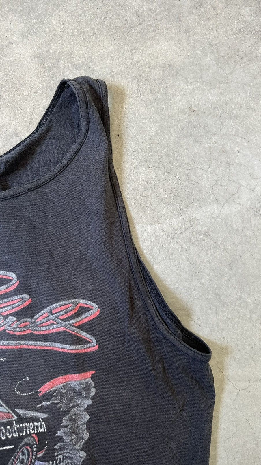 NASCAR VINTAGE 80S NASCAR DALE EARNHART READY TO RUMBLE SINGLET Size US L / EU 52-54 / 3 - 5 Thumbnail