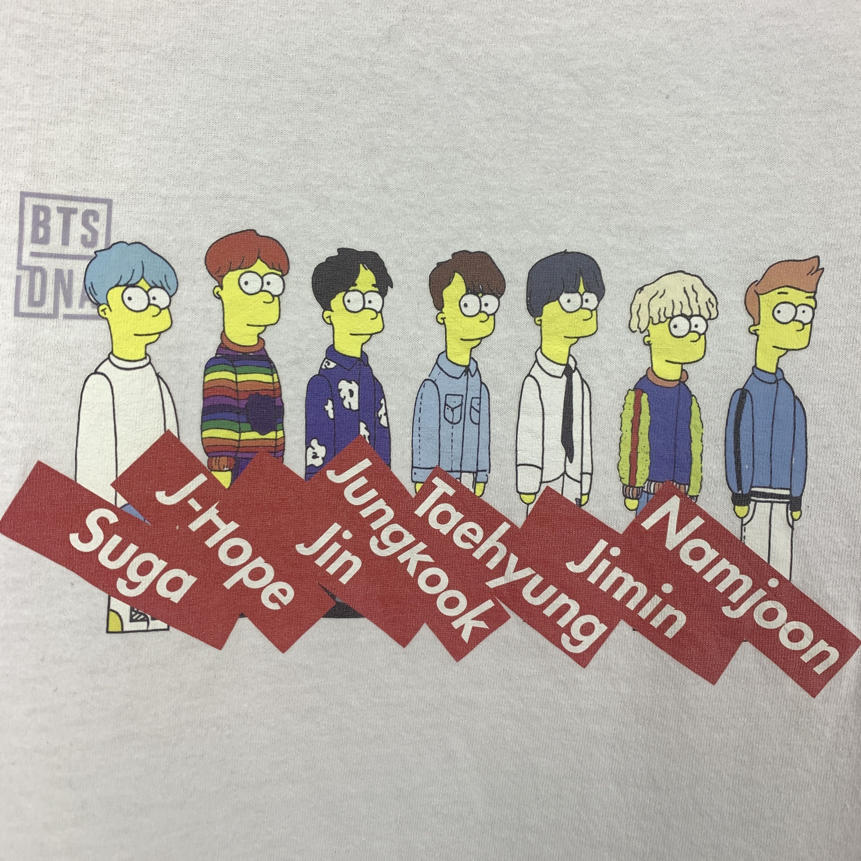 Alstyle BTS Korean Band Crew Neck T Shirt #1827/08 Size US L / EU 52-54 / 3 - 2 Thumbnail