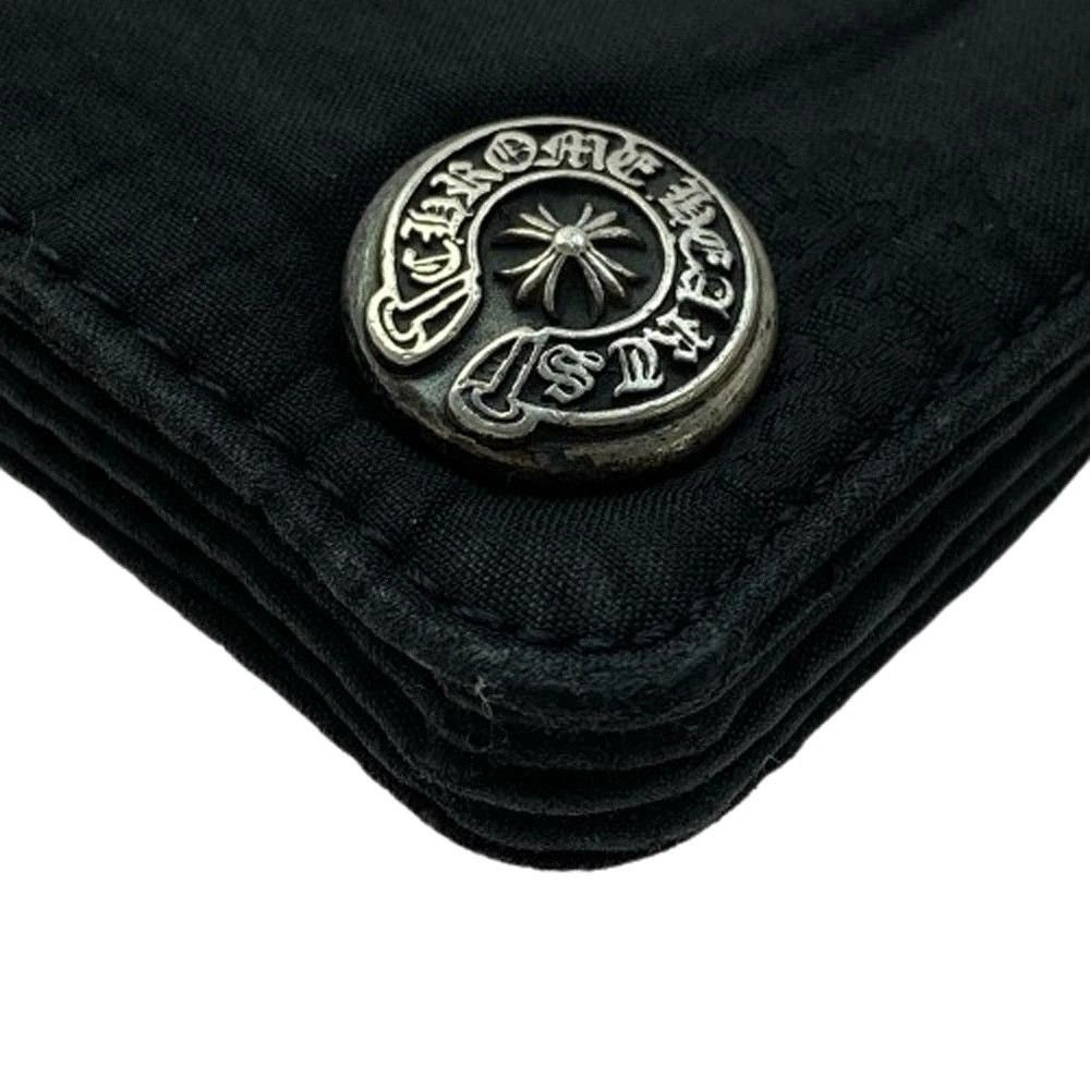 Chrome Hearts CHROME HEARTS 2 ZIP CROSS BALL BUTTON NYLON WALLET silver Size ONE SIZE - 3 Thumbnail