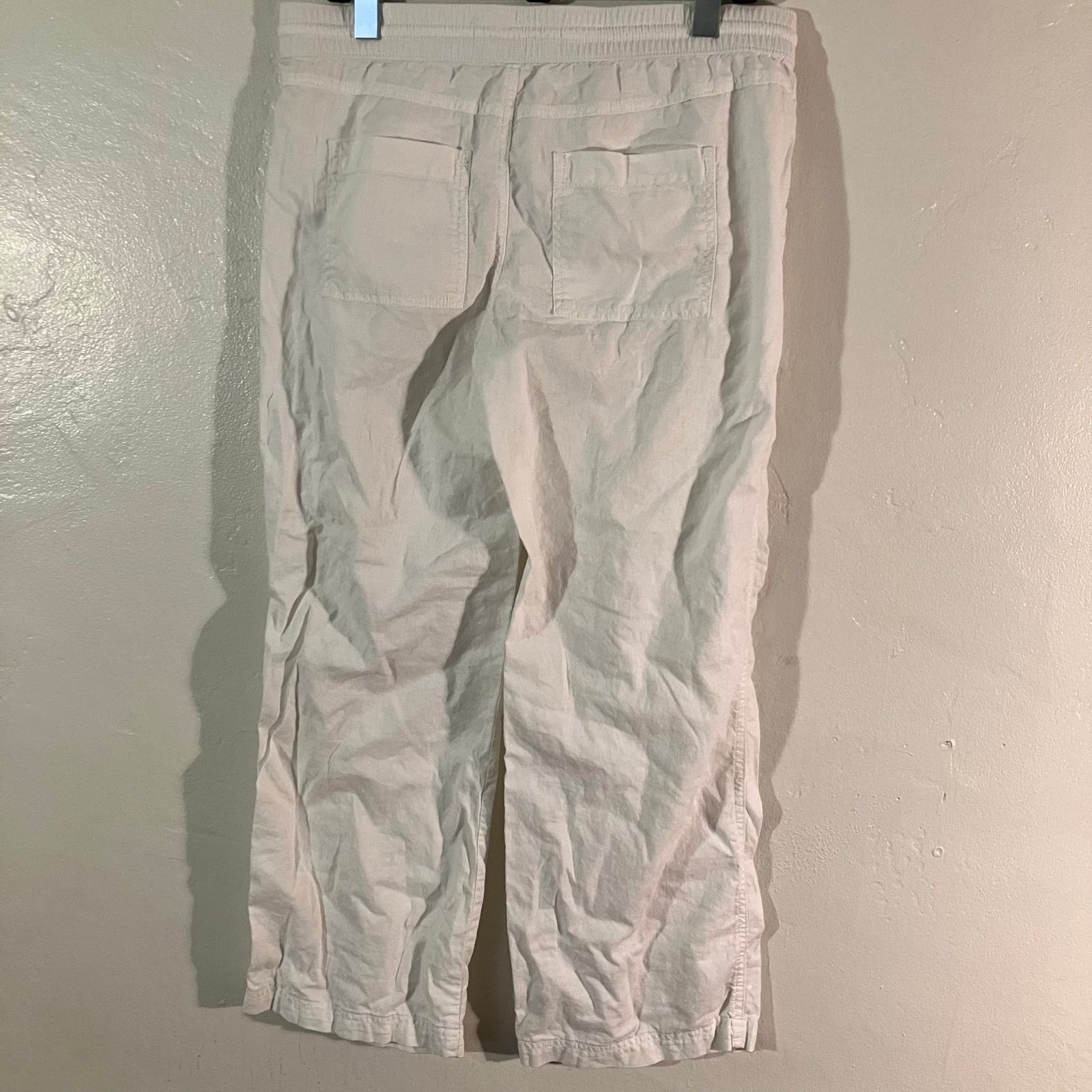 Sonoma Sonoma Goods For Life White Jogger Pants with Drawstring Size 28" / US 6 / IT 42 - 3 Thumbnail