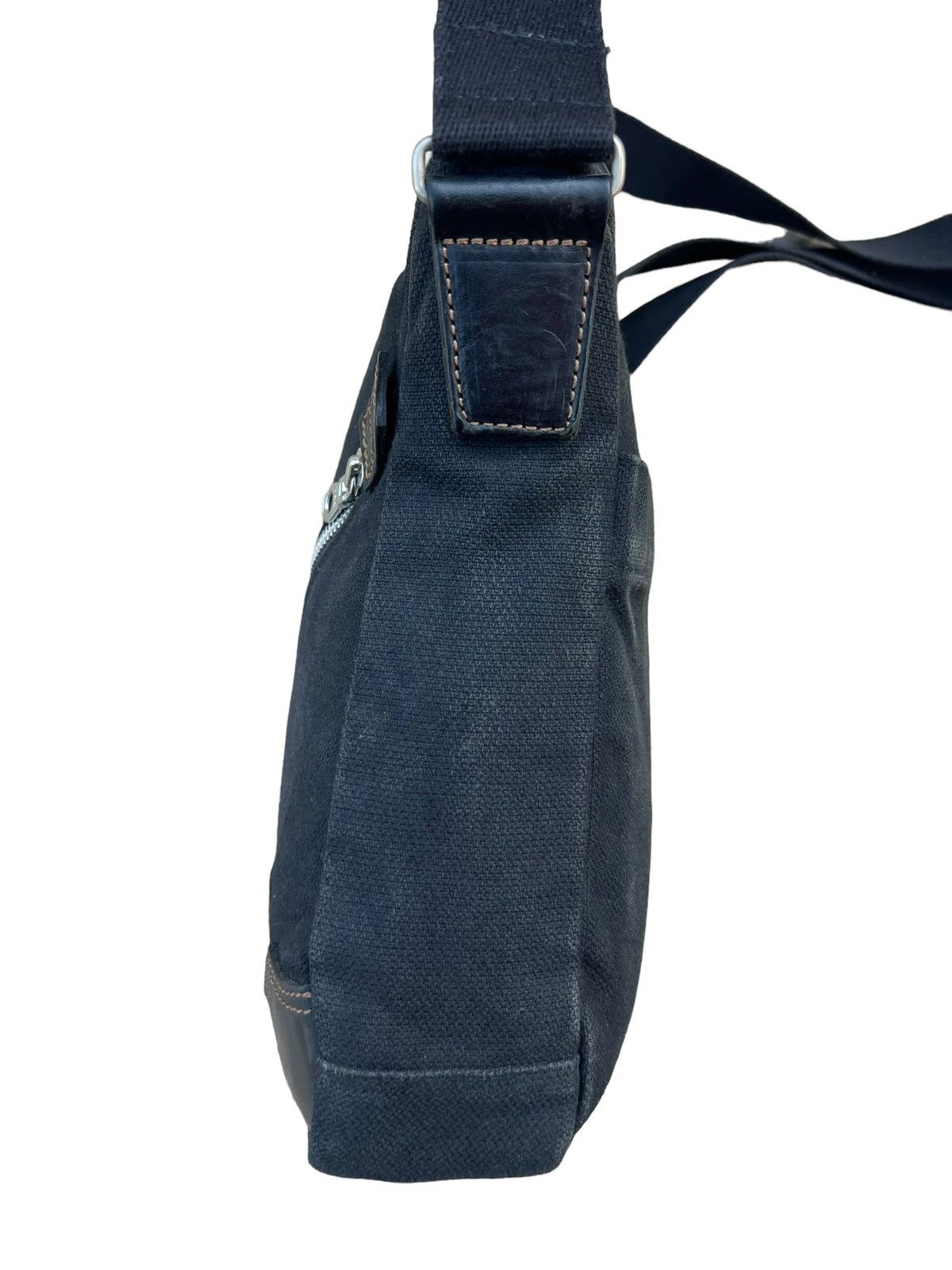 Katharine Hamnett London Vintage Katharine Hamnett London Hybrid Cotton Leather Bag Size ONE SIZE - 7 Thumbnail
