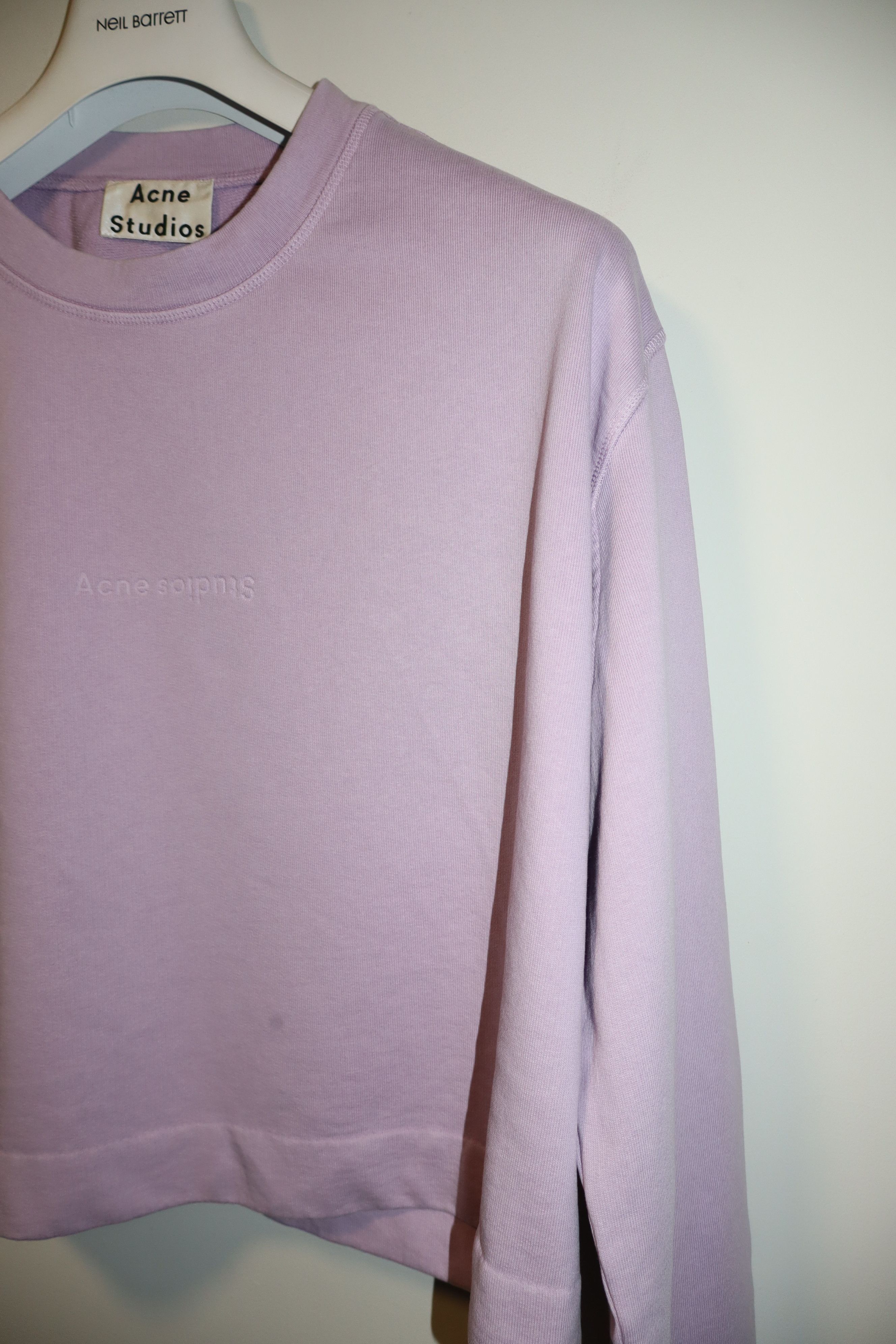 Acne Studios Odice embossed logo sweatshirt Size M / US 6-8 / IT 42-44 - 2 Thumbnail