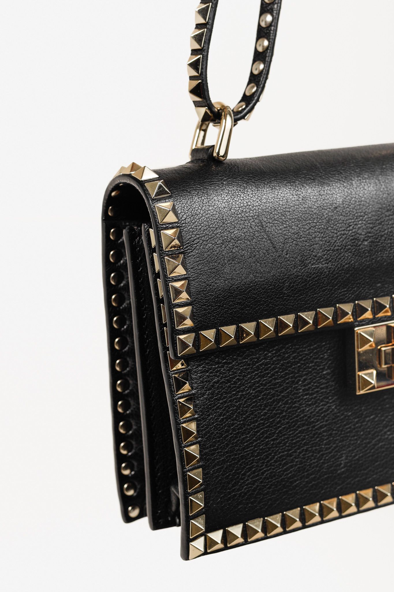 Valentino Valentino Garavani No Limit Nero Rockstud Leather Bag Size ONE SIZE - 8 Thumbnail