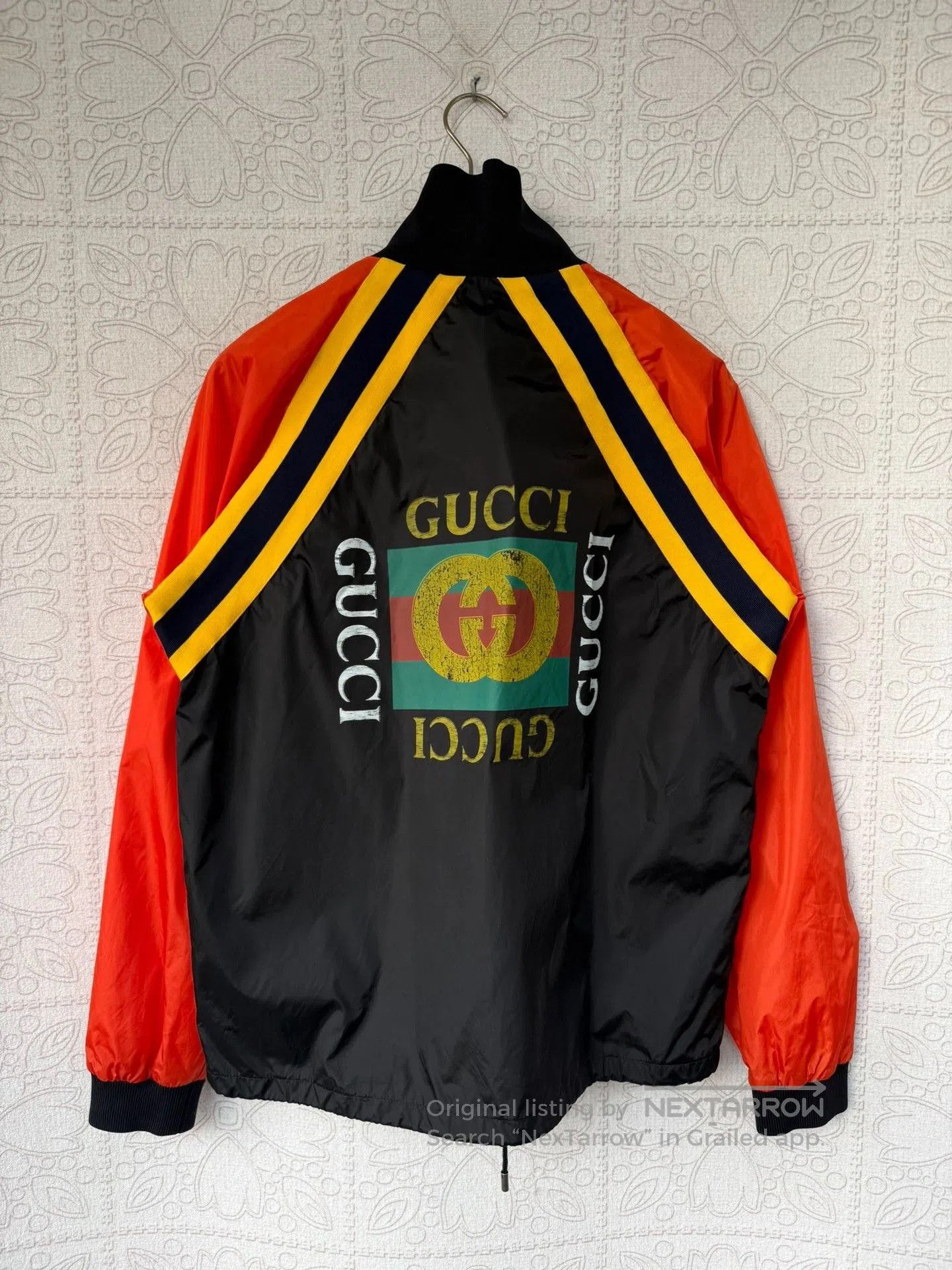 Gucci gucci logo jacket with colorful stripes. Size US M / EU 48-50 / 2 - 2 Thumbnail