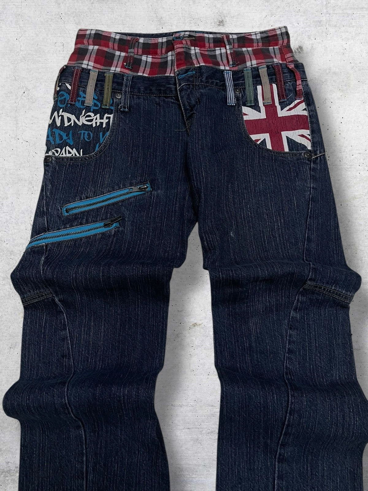 Hysteric Glamour VINTAGE ANTFUL JAPAN CRAFTED UNION JACK PUNK DESIGN OG DENIM Size US 29 - 4 Thumbnail