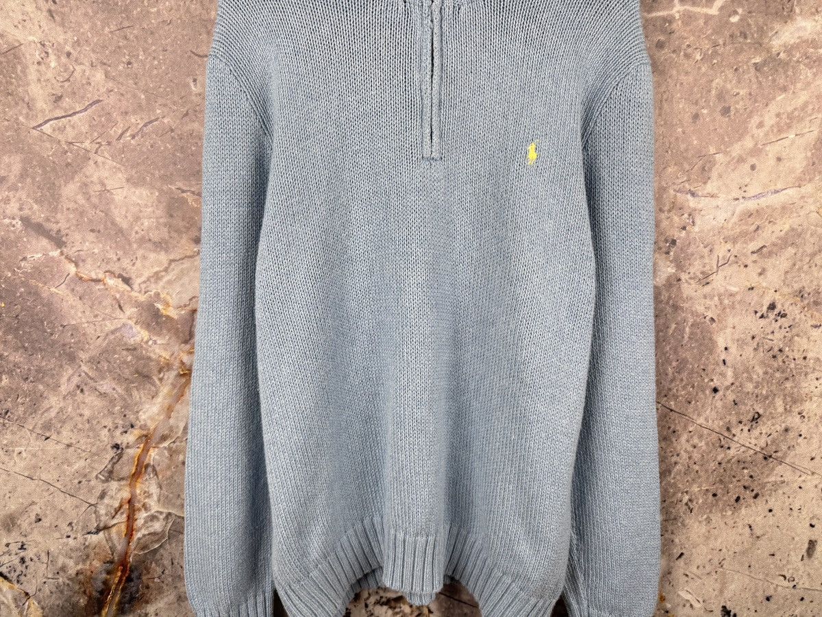 Polo Ralph Lauren Mens Polo Ralph Lauren Vintage Sweater Pullover 1/4 Zip Size US XXL / EU 58 / 5 - 3 Thumbnail