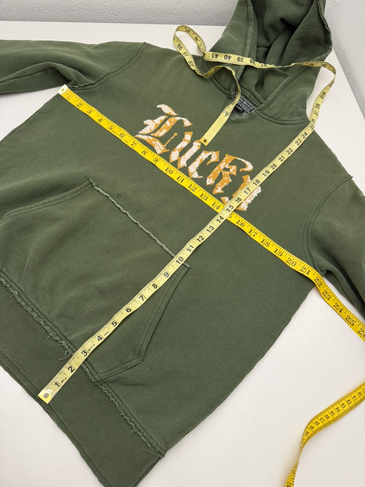 Lucky Brand Vintage Lucky Brand Hoodie Old English Logo Size Small Y2K Size US S / EU 44-46 / 1 - 8 Thumbnail