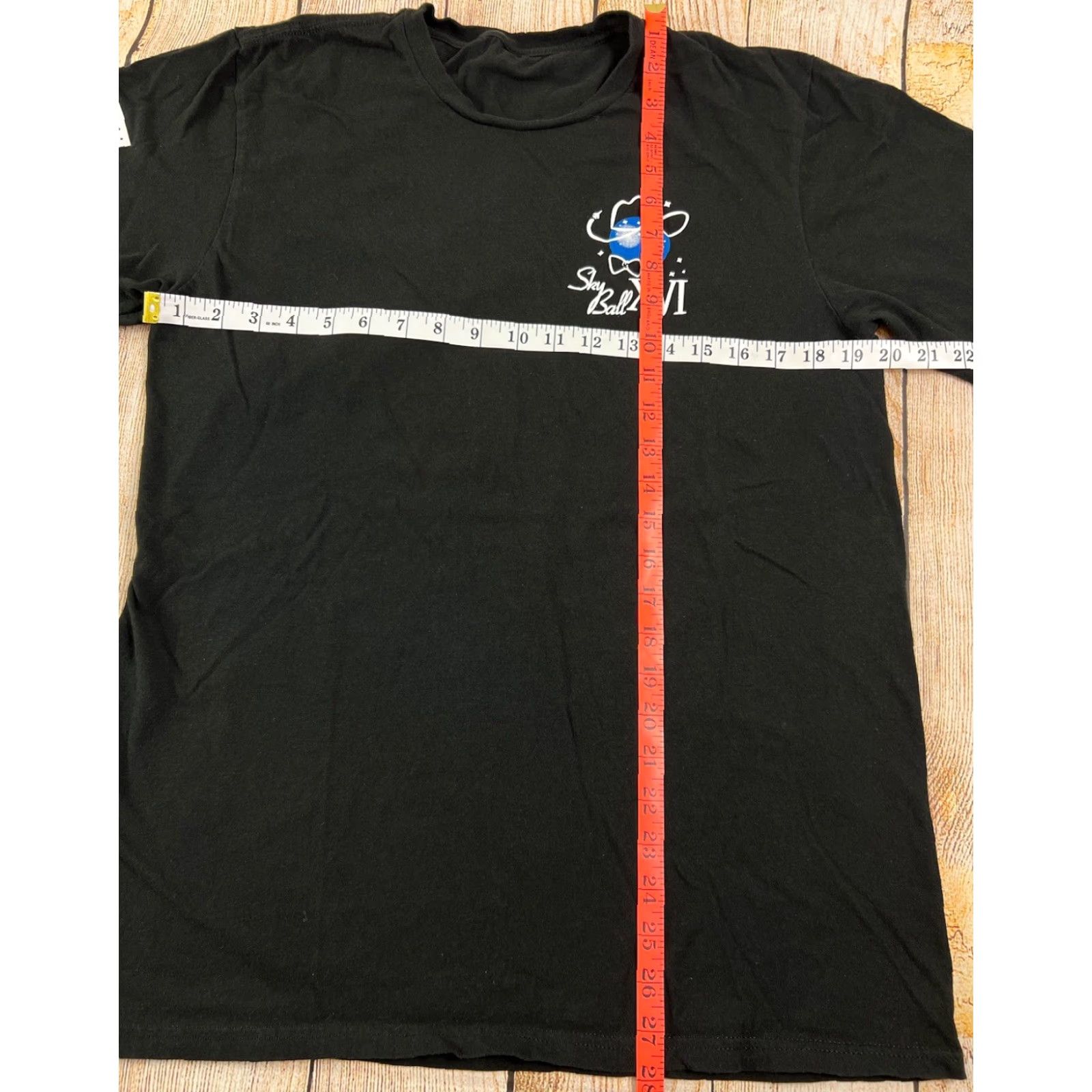 Vintage Nine Line Apparel T-Shirt Black Military Sky Ball Air Power Foundation Medium Men M Size US M / EU 48-50 / 2 - 5 Thumbnail