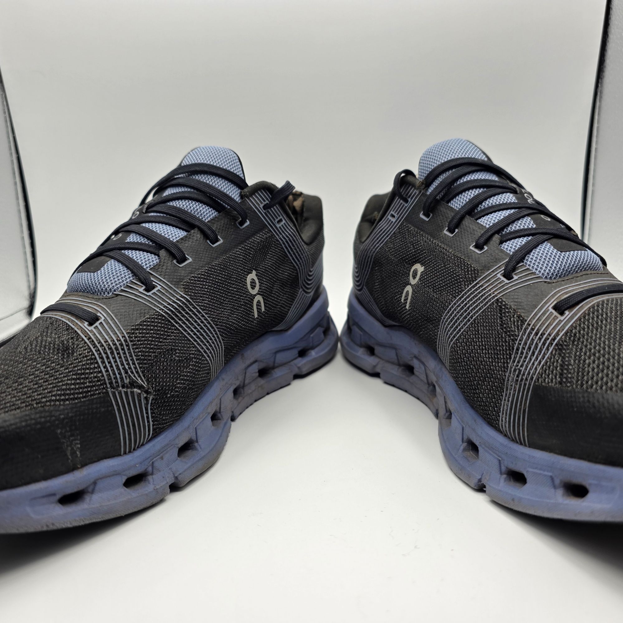On On Cloudgo Mens Size 12.5 Black Shale Blue Athletic Running Size US 12.5 / EU 45-46 - 2 Thumbnail