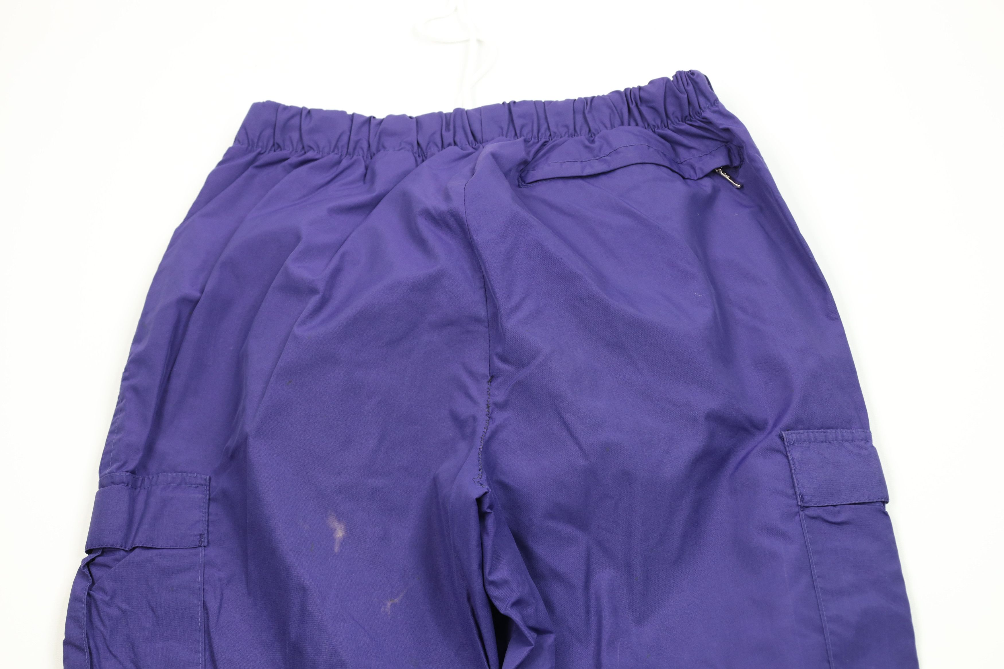 Vintage Vintage 90s Streetwear Blank Waterproof Cargo Joggers Pants Size US 32 / EU 48 - 13 Thumbnail