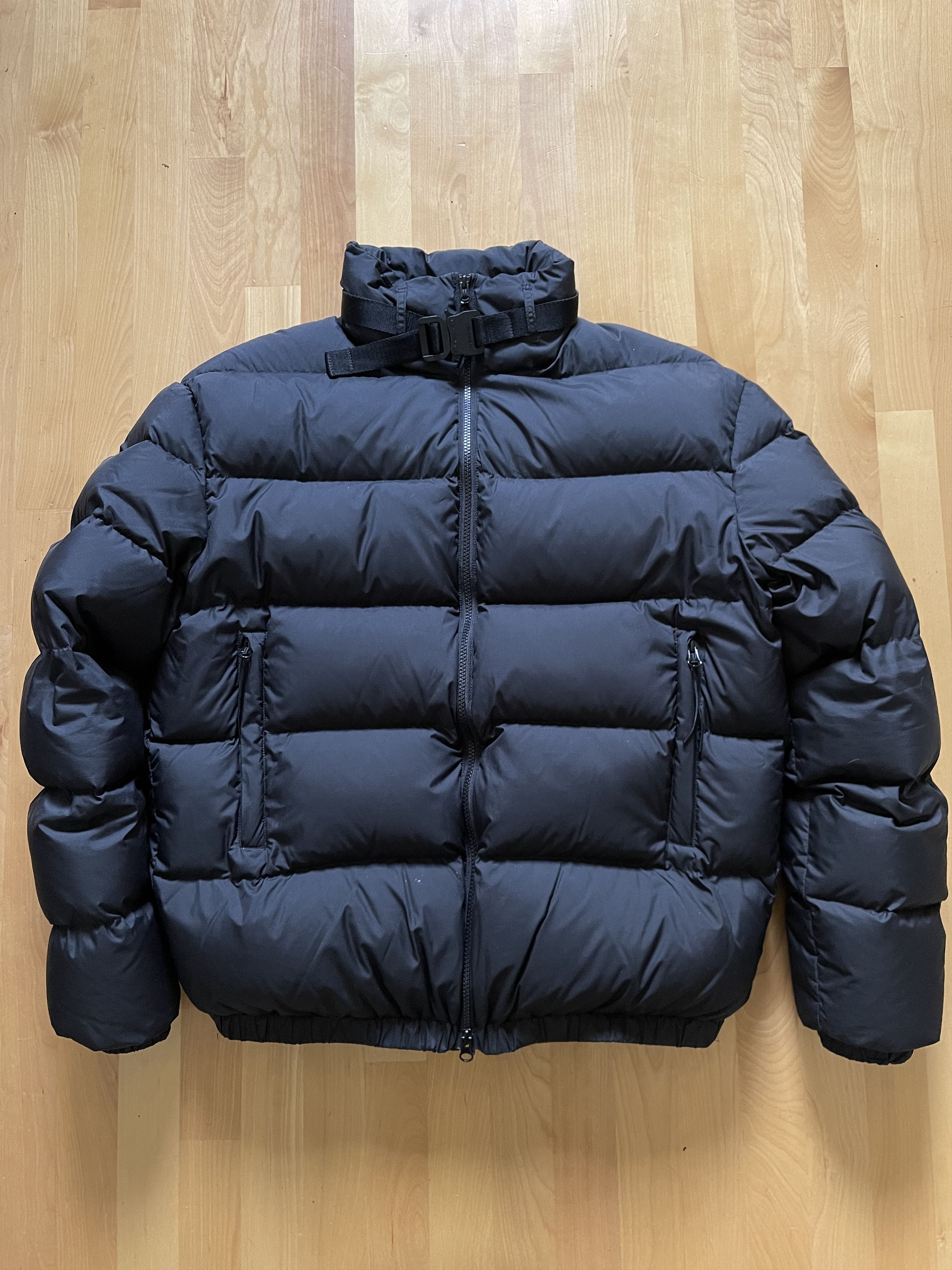 Pre-owned Alyx Puffer Jacket Black Large