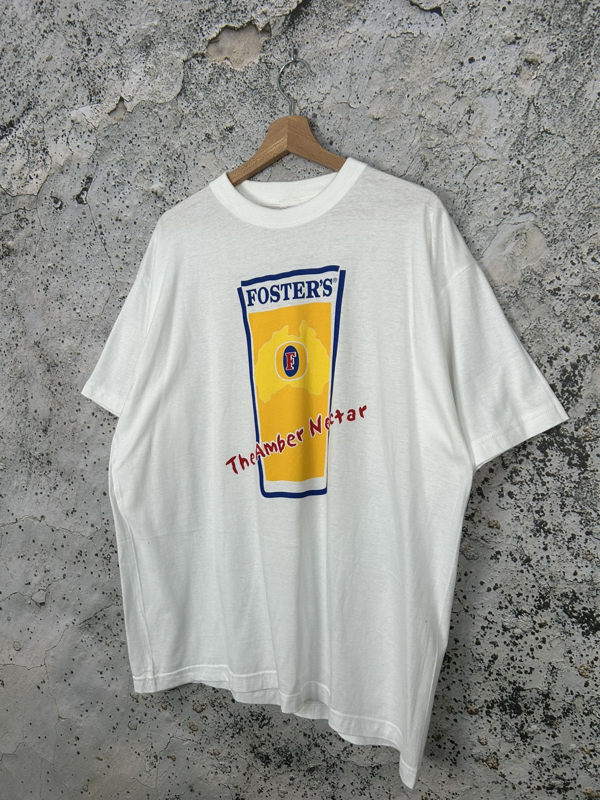 Vintage Vintage Fosters Promo Beer Graphic Tee Archive 90s Size US XL / EU 56 / 4 - 2 Thumbnail