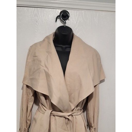Club Monaco Club Monaco Shawl Collar Trench Coat Women Sz S Tan Designer Size S / US 4 / IT 40 - 7 Thumbnail