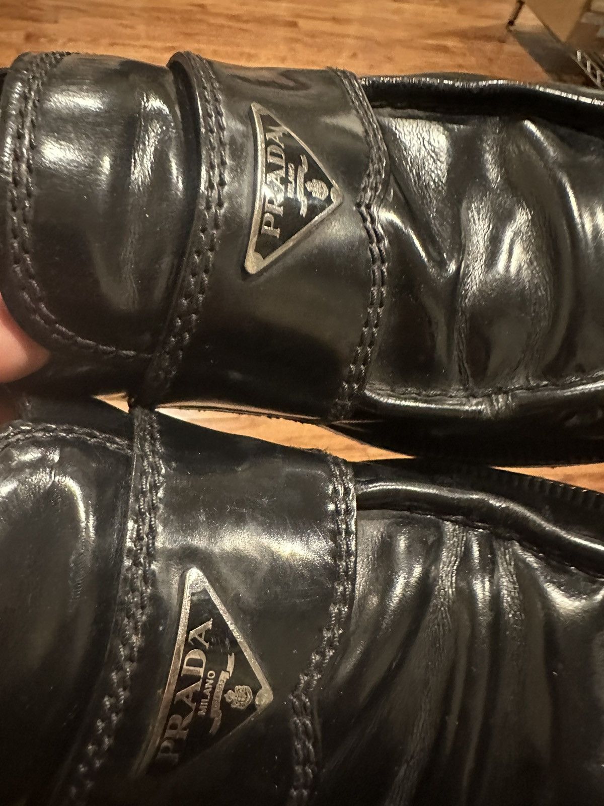 Prada Vintage Prada loafers size 9.5 Size US 9.5 / EU 42-43 - 8 Thumbnail