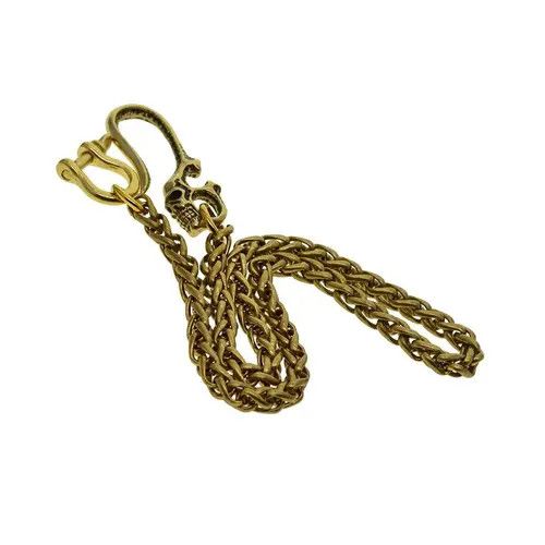 Other Skull Head + 6mm wheat snake Pant chain Size ONE SIZE - 1 Thumbnail