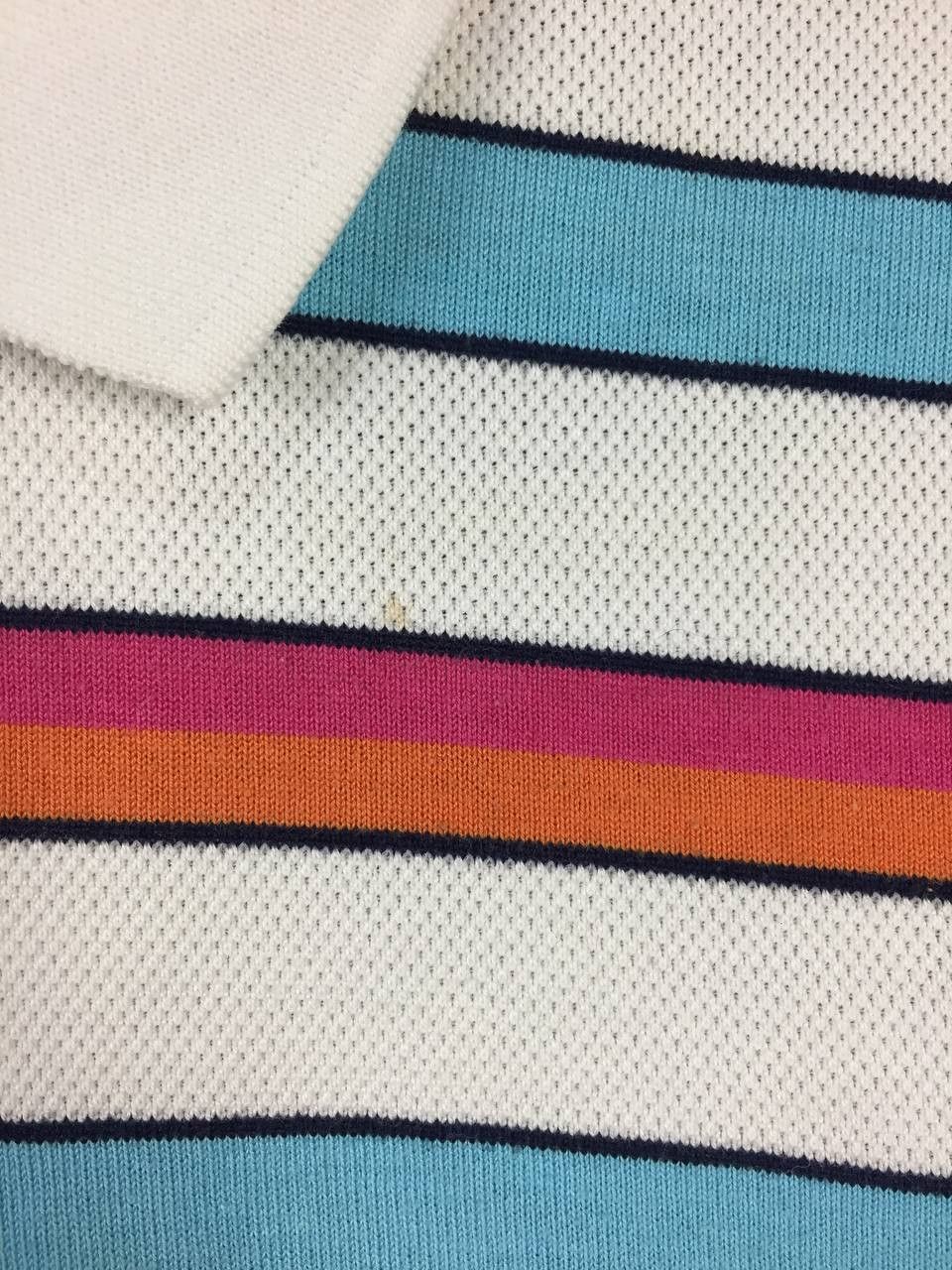 Other Vtg 90s Arnold Palmer Color Block Stripe Perforated Polo Tee Size US S / EU 44-46 / 1 - 8 Thumbnail