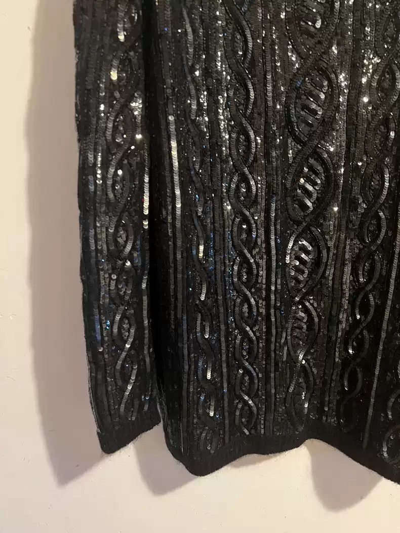 Saint Laurent Paris Saint Laurent Paris 2013FW Black Scaly Sweater-2505 Size US S / EU 44-46 / 1 - 3 Thumbnail