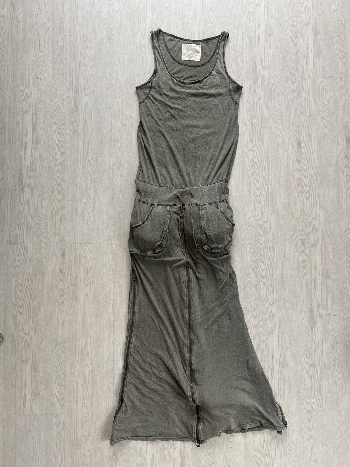 Japanese Brand Vintage 2000’s G.O.A Military Bondage Zipper Cargo Skirt Size M / US 6-8 / IT 42-44 - 3 Thumbnail