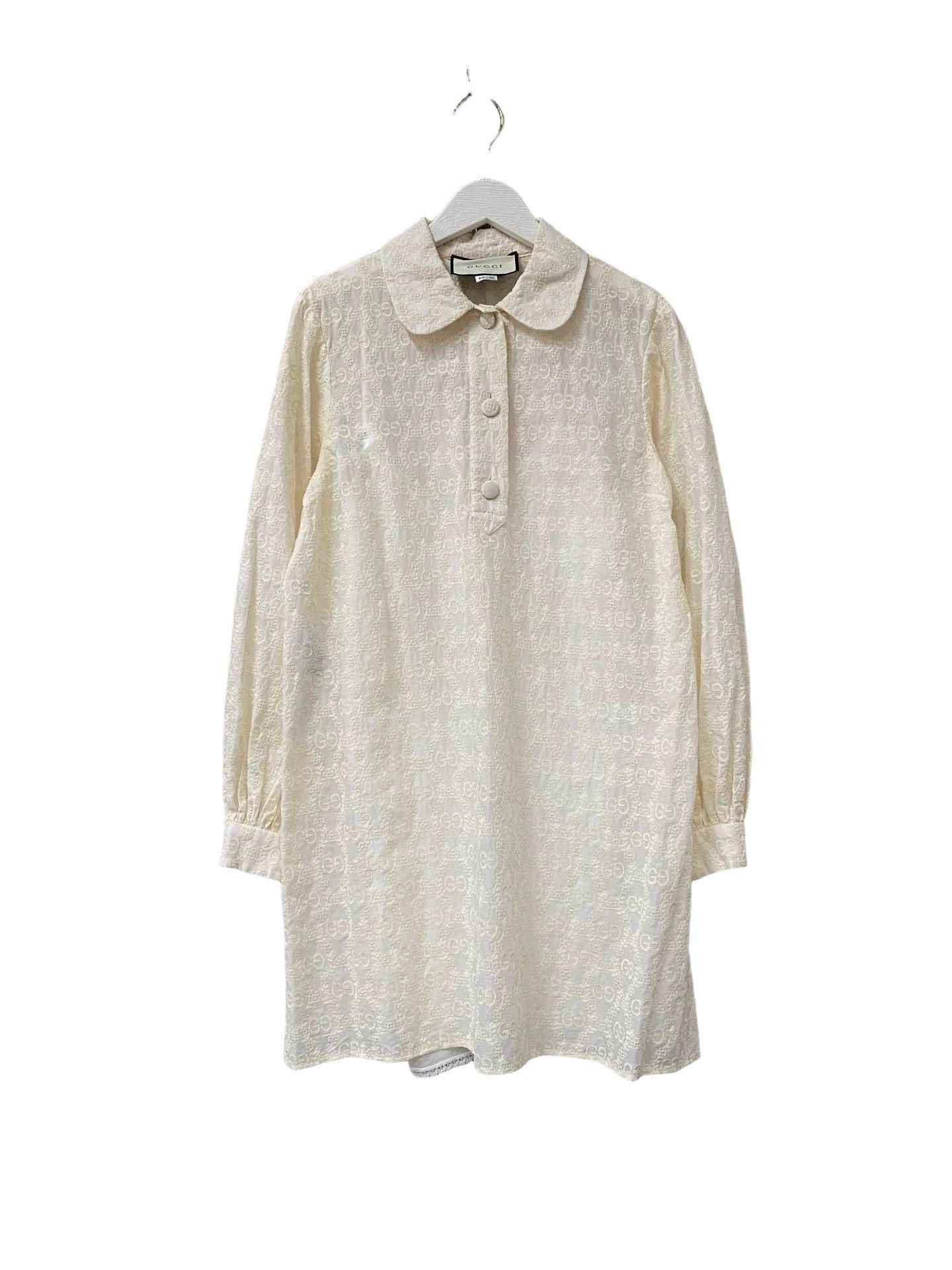 Gucci Gucci Monogram Lace Mini Dress Size 40 Size S / US 4 / IT 40 - 1 Thumbnail