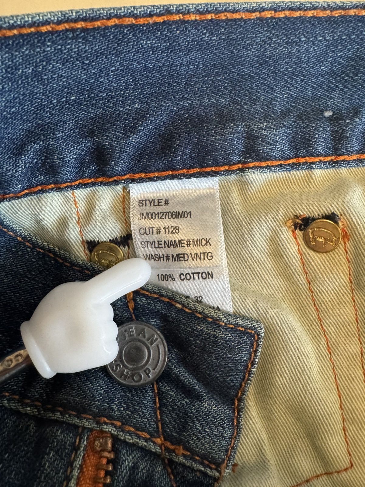 Jean Shop Jean Shop Mick Medium Vintage Denim – Size 32 Size US 32 / EU 48 - 2 Thumbnail