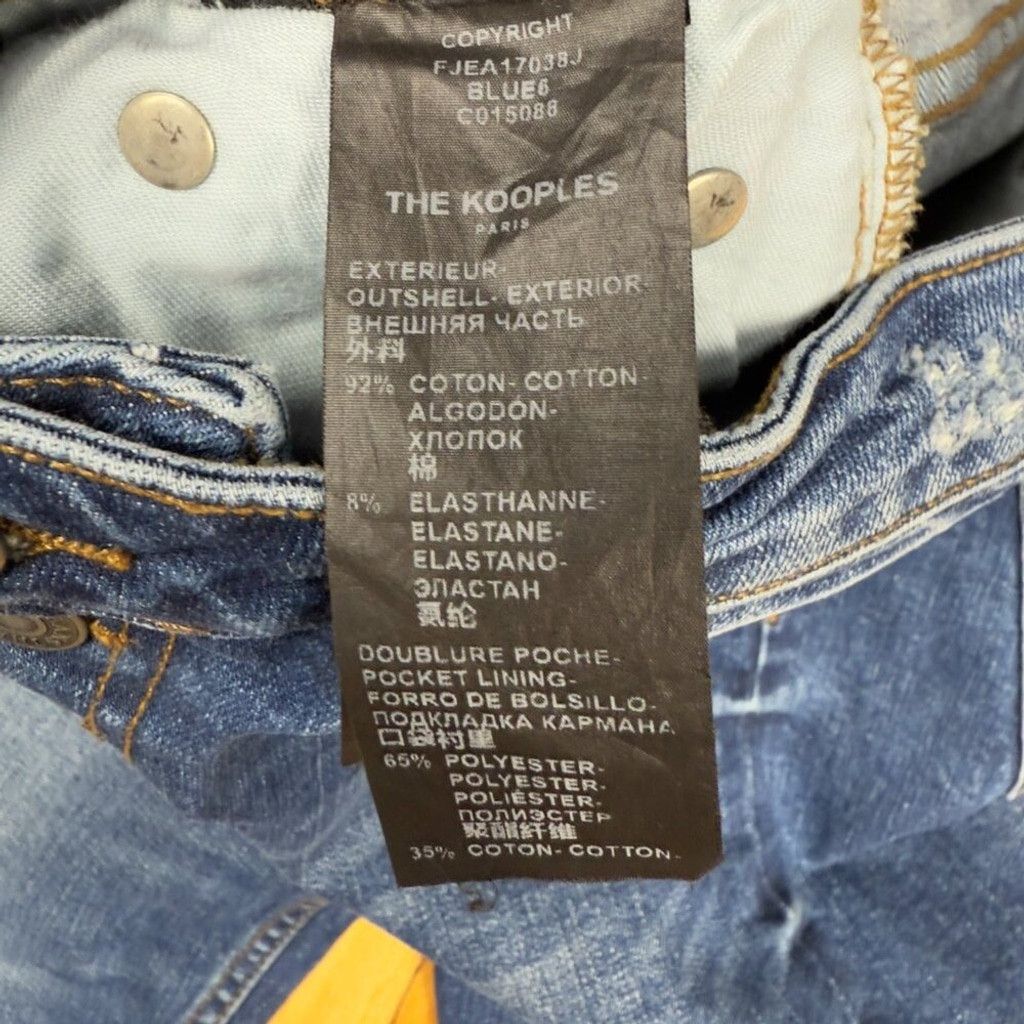 The Kooples THE KOOPLES Lizy High-Rise Slim Whiskered Straight Leg Jeans Size 28" / US 6 / IT 42 - 7 Thumbnail