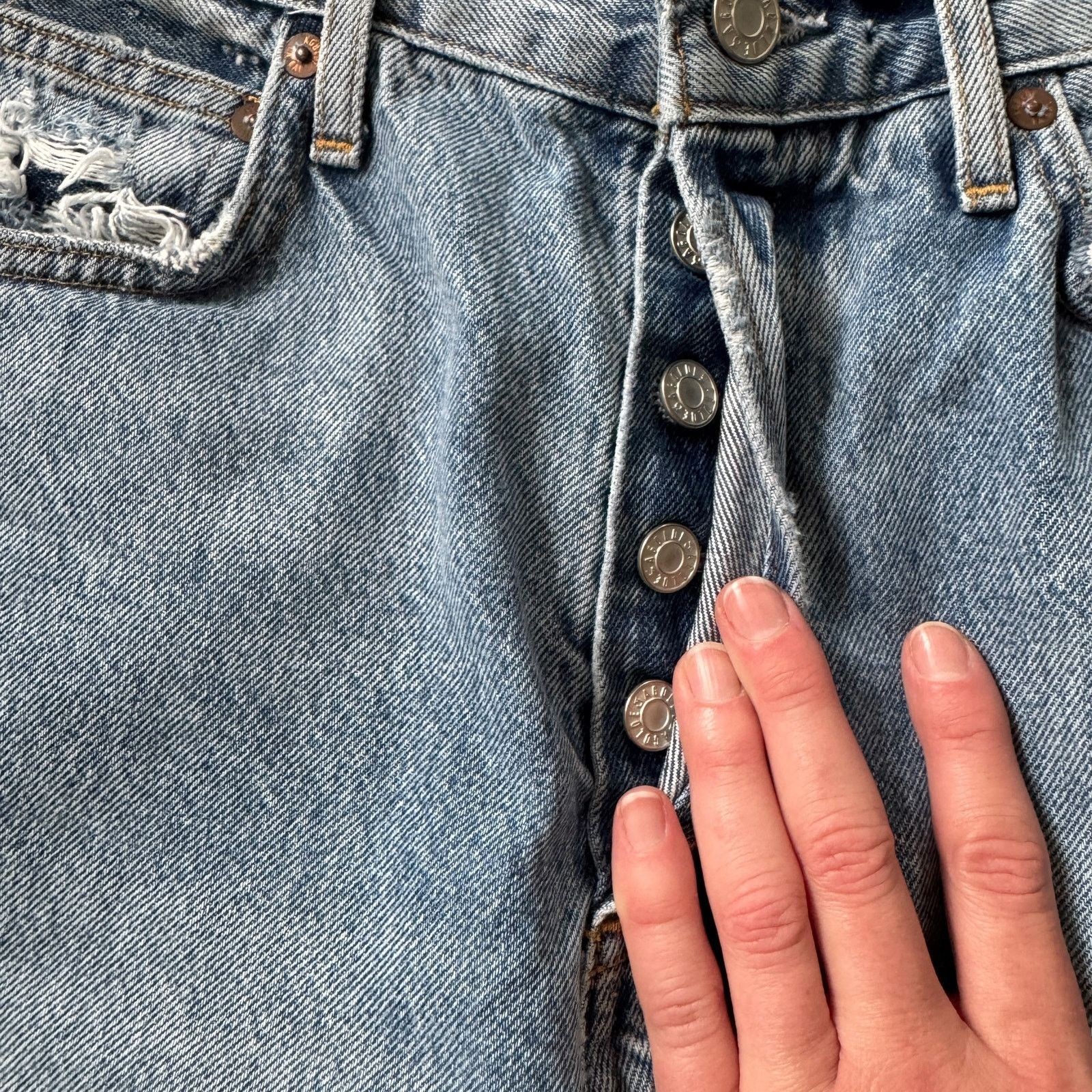 Agolde AGOLDE Fen High Rise Relaxed Taper Jean Wander Wash Size 26" / US 2 / IT 38 - 4 Thumbnail