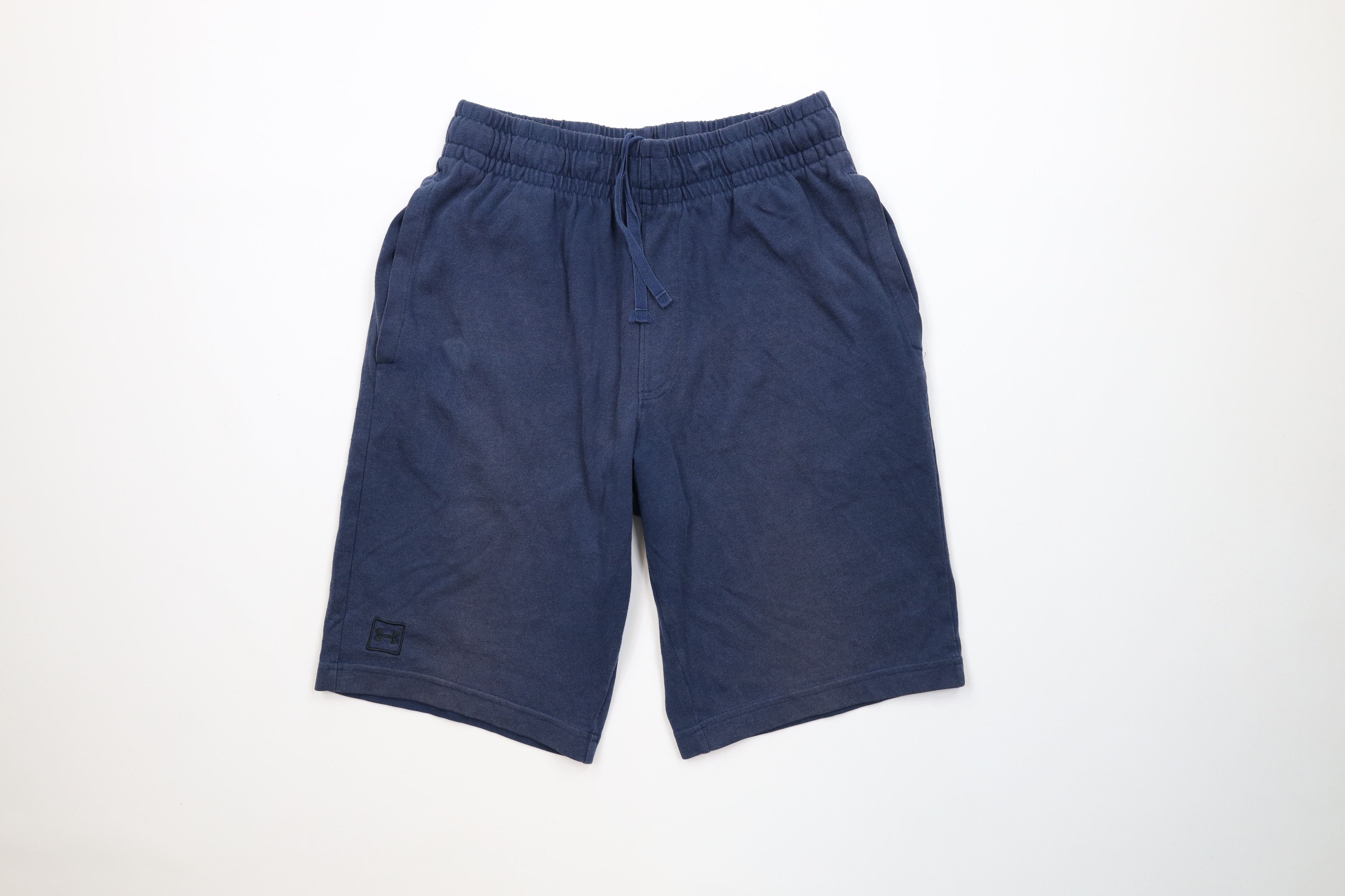 Under Armour Under Armour Faded Above Knee Sweatpants Shorts Navy Blue Size US 32 / EU 48 - 1 Thumbnail