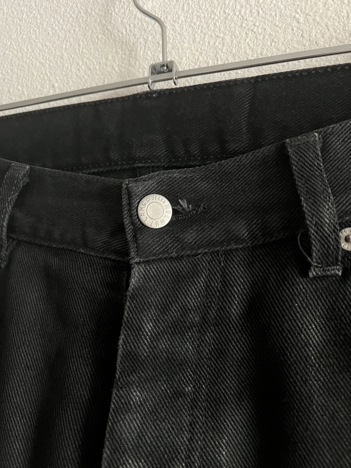 Helmut Lang Black Coated Denim Size US 30 / EU 46 - 3 Thumbnail