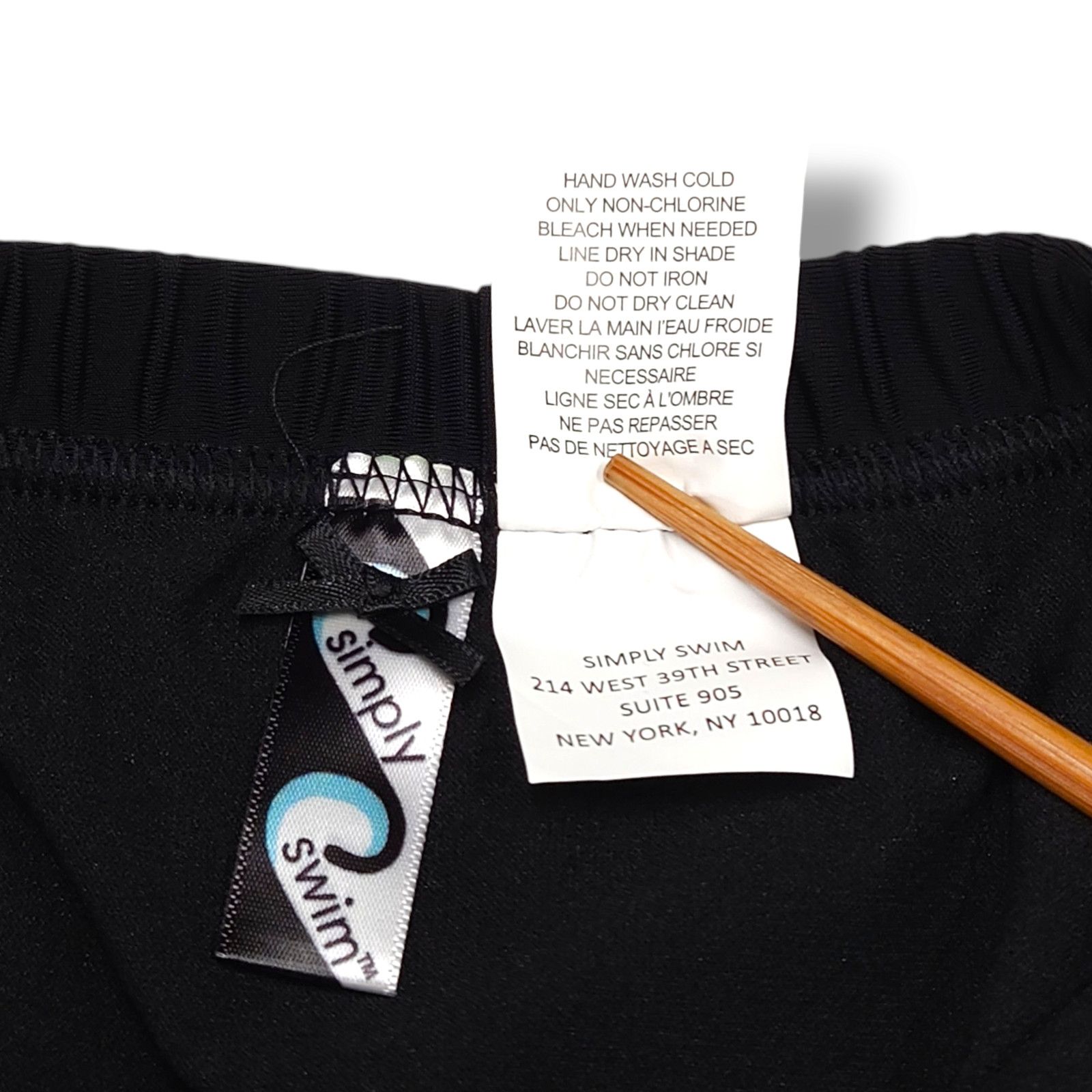 Other NWT Simply Swim Modest Swim Skirt Skort Bottom Sz. 10 Black Size ONE SIZE - 4 Thumbnail