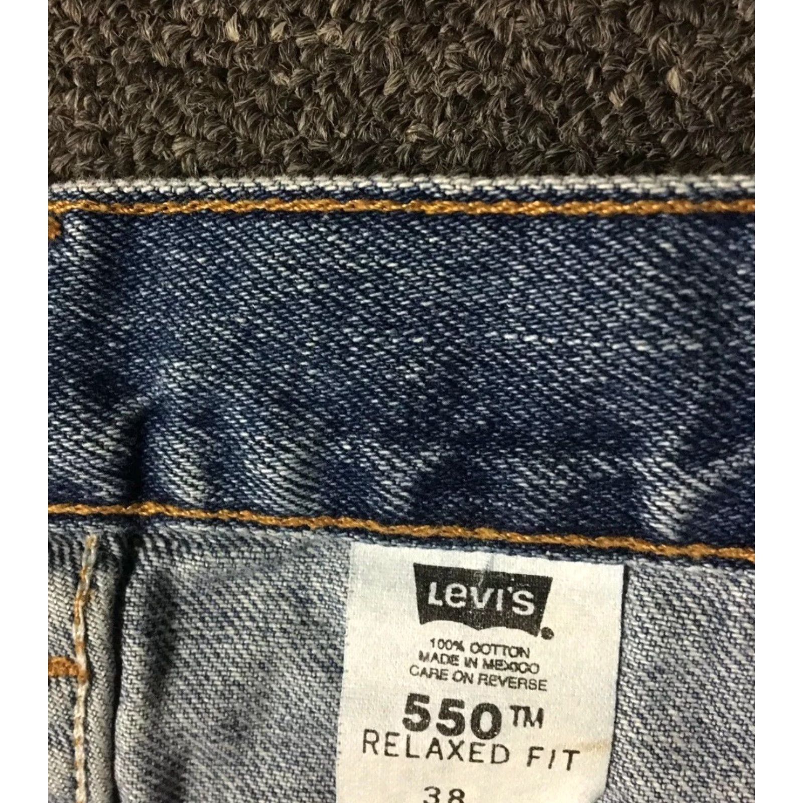 Levi's VINTAGE Levi’s 550 Jean Shorts 90s 34 36 Blue Denim Men USA Sailing Nautical Grunge Rock Outdoor Casual Retro Casual Denim Shorts Mens Size US 34 / EU 50 - 4 Thumbnail