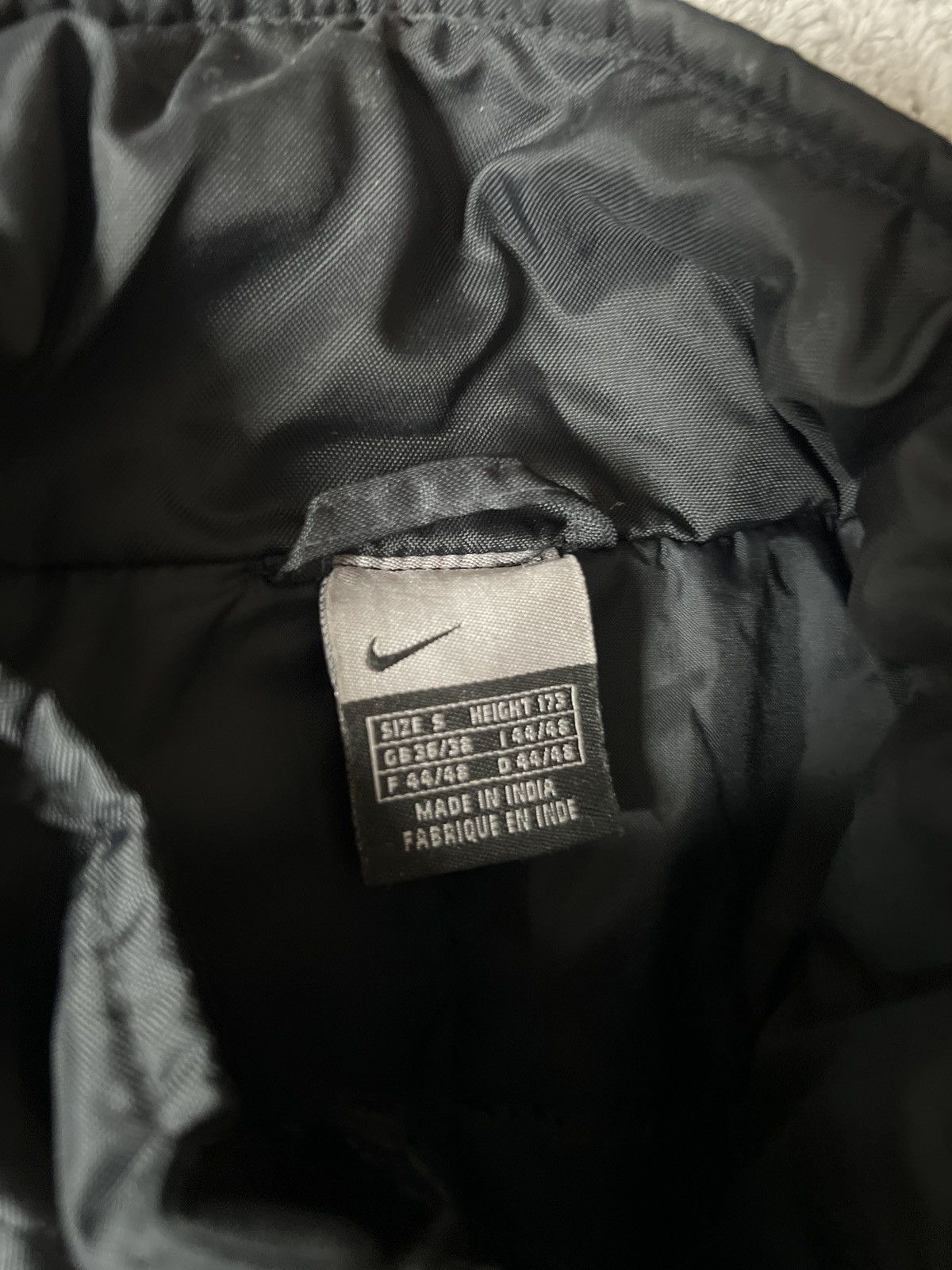 Nike × Vintage 90s Nike Central Swoosh Vintage Y2K Oversized Nylon Jacket Size US S / EU 44-46 / 1 - 6 Thumbnail